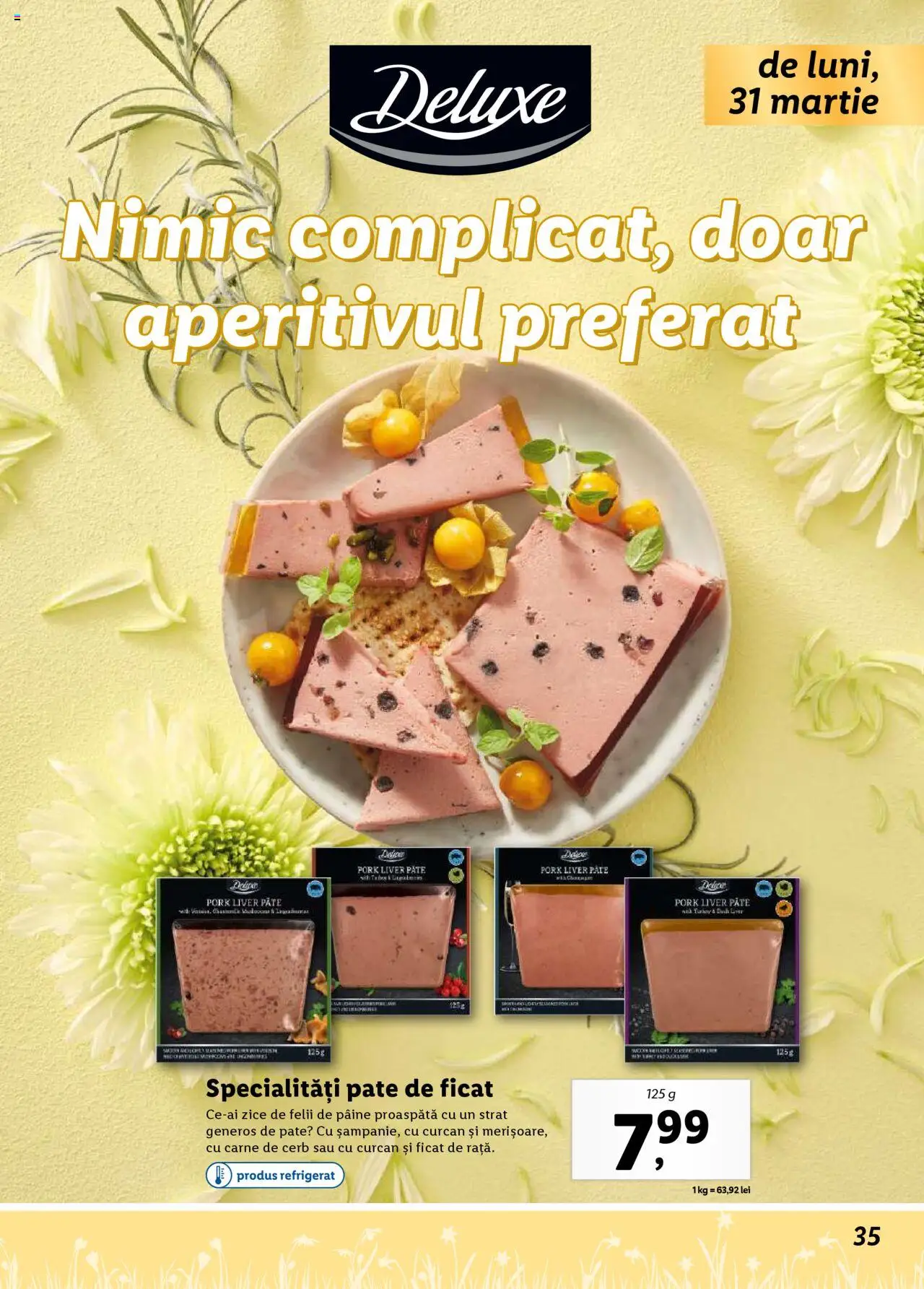 Catalog LIDL 24 Martie - 20 Aprilie 2025 | Pagina 35 | Produse: Pate, Pâine, Ceai
