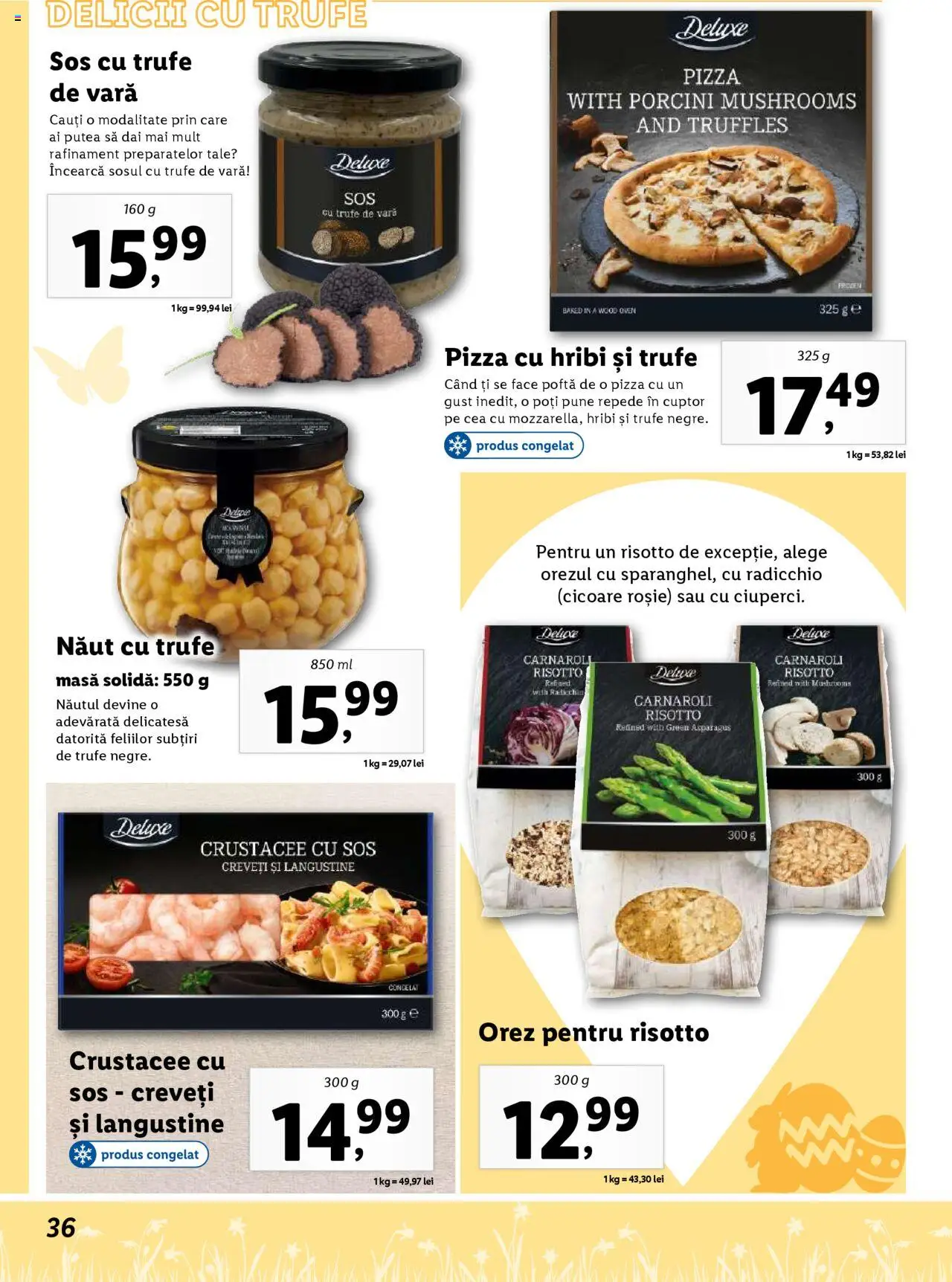 Catalog LIDL 24 Martie - 20 Aprilie 2025 | Pagina 36 | Produse: Cuptor, Pizza, Orez, Sos