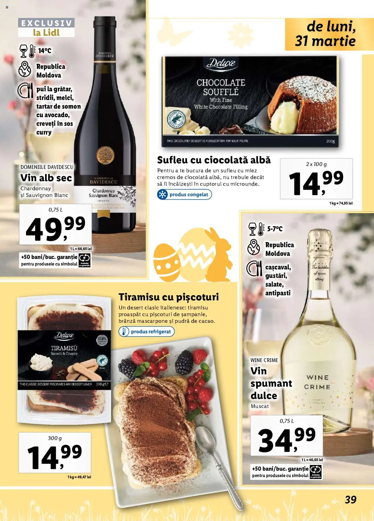 Catalog LIDL 24 Martie - 20 Aprilie 2025 | Pagina 39 | Produse: Pudră, Tiramisu, Mascarpone, Sos