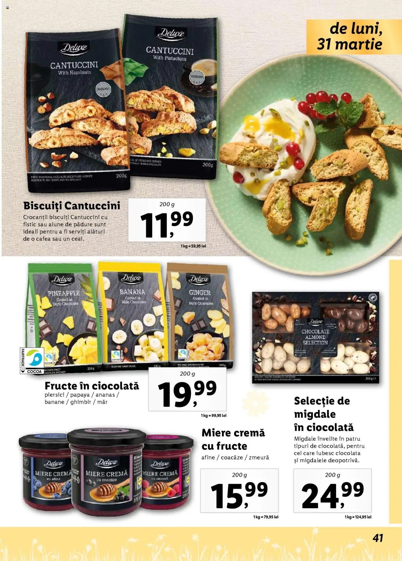 Catalog LIDL 24 Martie - 20 Aprilie 2025 | Pagina 41 | Produse: Cremă, Banane, Ananas, Boncuklu Oyuncakları