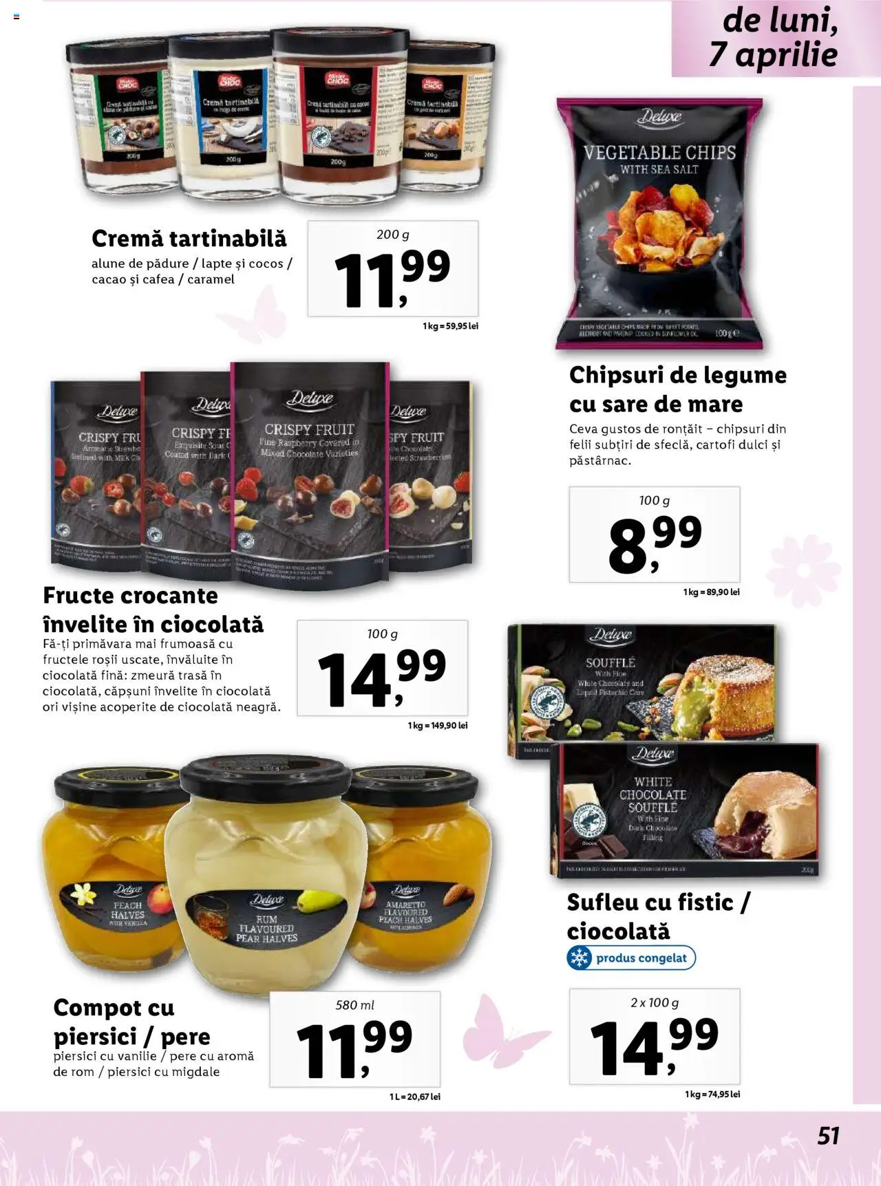 Catalog LIDL 24 Martie - 20 Aprilie 2025 | Pagina 51 | Produse: Lapte, Roșii, Fistic, Legume