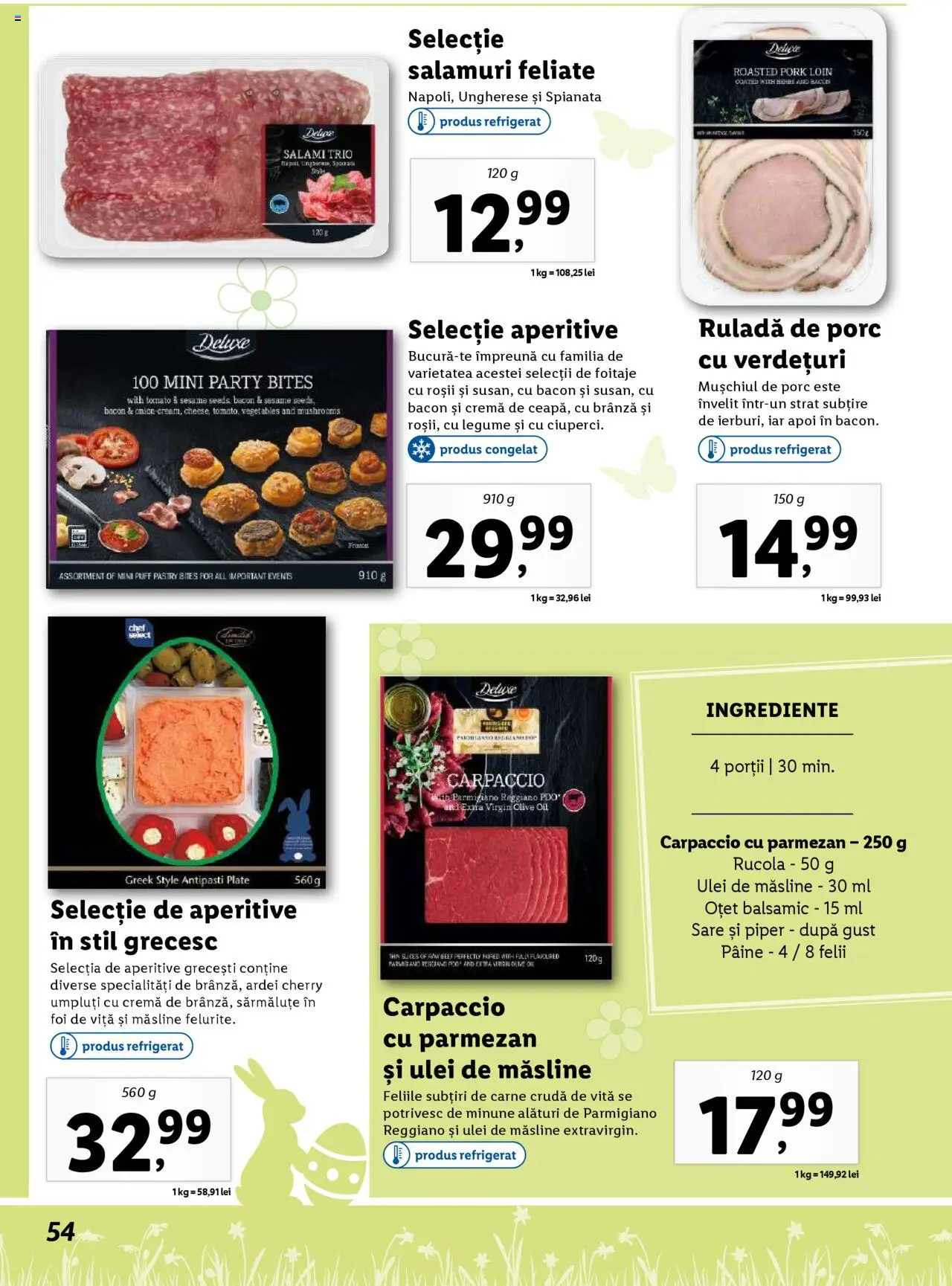 Catalog LIDL 24 Martie - 20 Aprilie 2025 | Pagina 54 | Produse: Bacon, Cremă, Legume, Piper