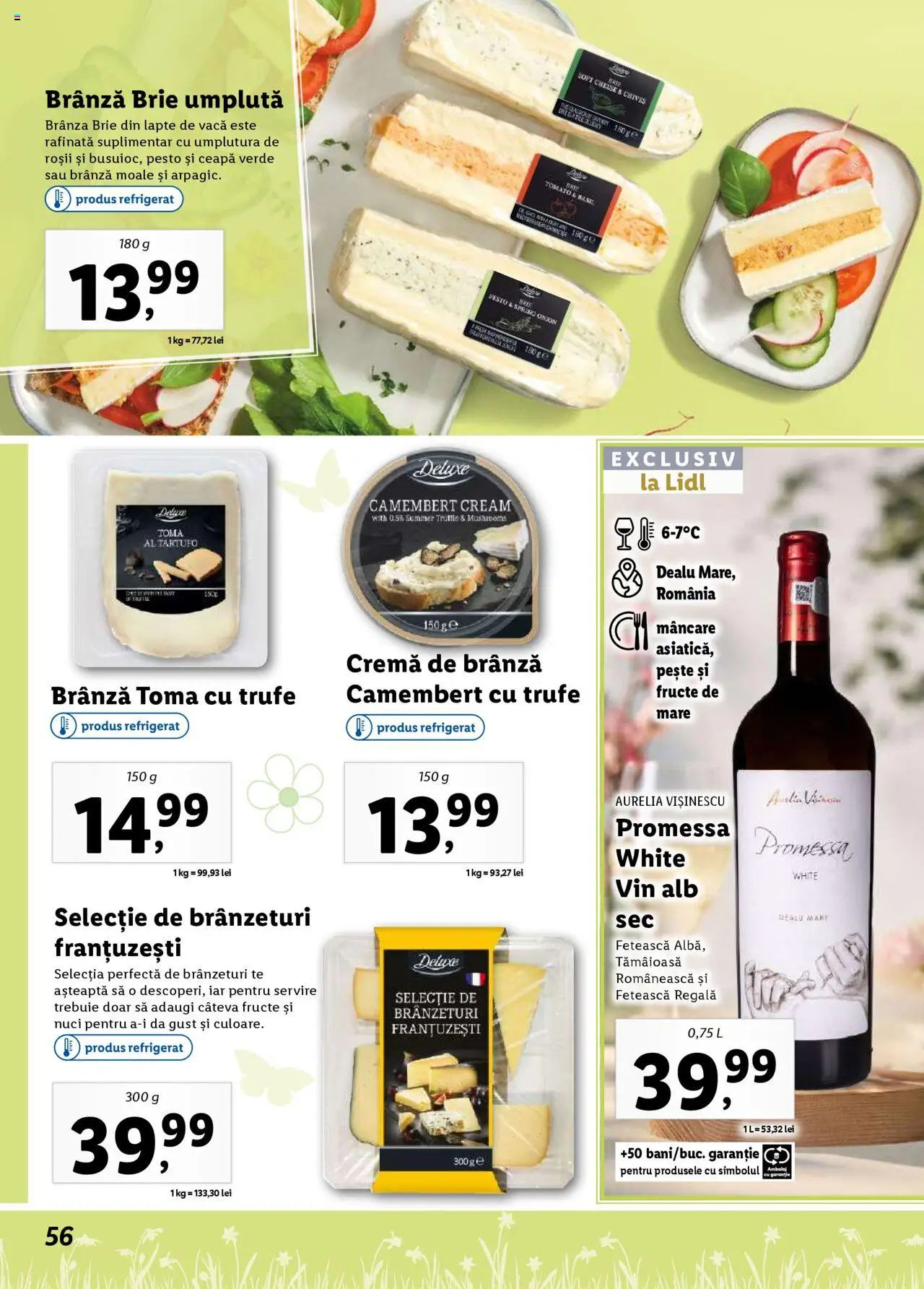 Catalog LIDL 24 Martie - 20 Aprilie 2025 | Pagina 56 | Produse: Cremă, Vin, Ceapă, Fructe