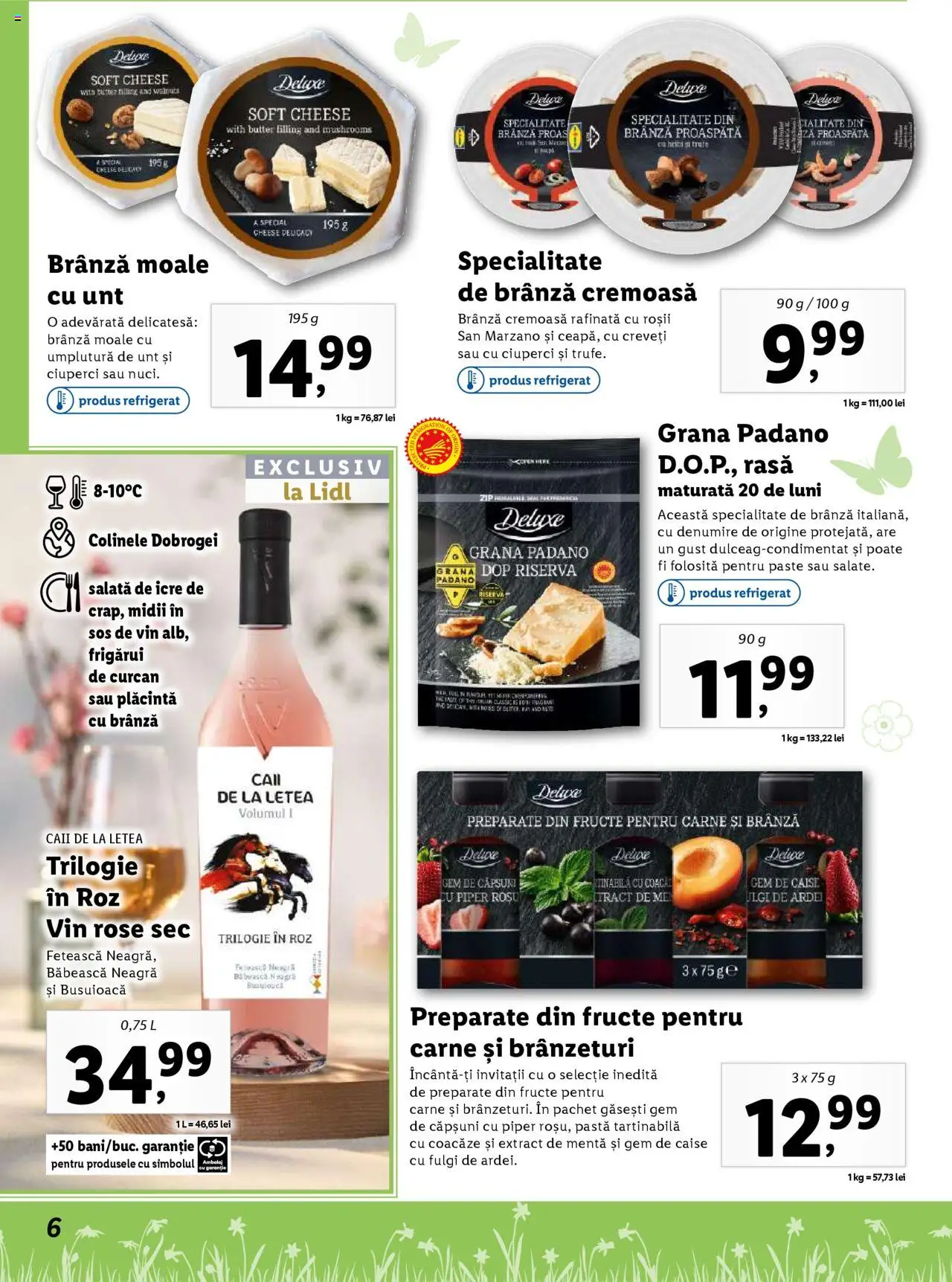 Catalog LIDL 24 Martie - 20 Aprilie 2025 | Pagina 6 | Produse: Ciuperci, Gem, Vin, Căpșuni
