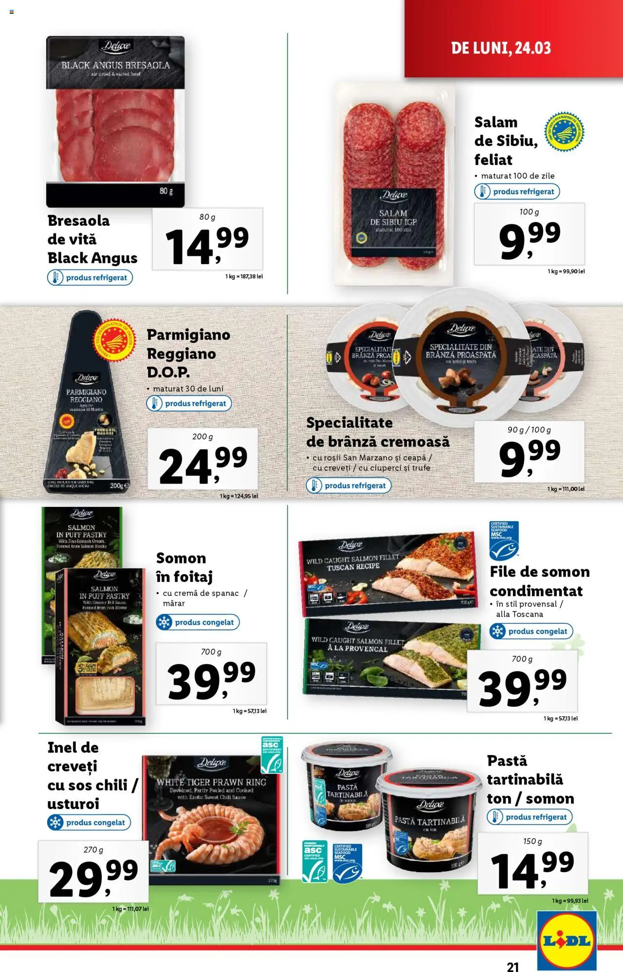 Catalog LIDL 24 - 30 Martie 2025 | Pagina 21 | Produse: Mărar, Brânză, Salam, Ceapă