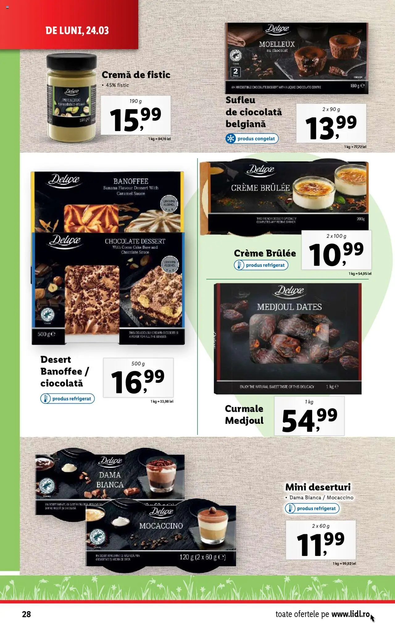 Catalog LIDL 24 - 30 Martie 2025 | Pagina 28 | Produse: Cremă, Cafea, Ciocolată, Fistic