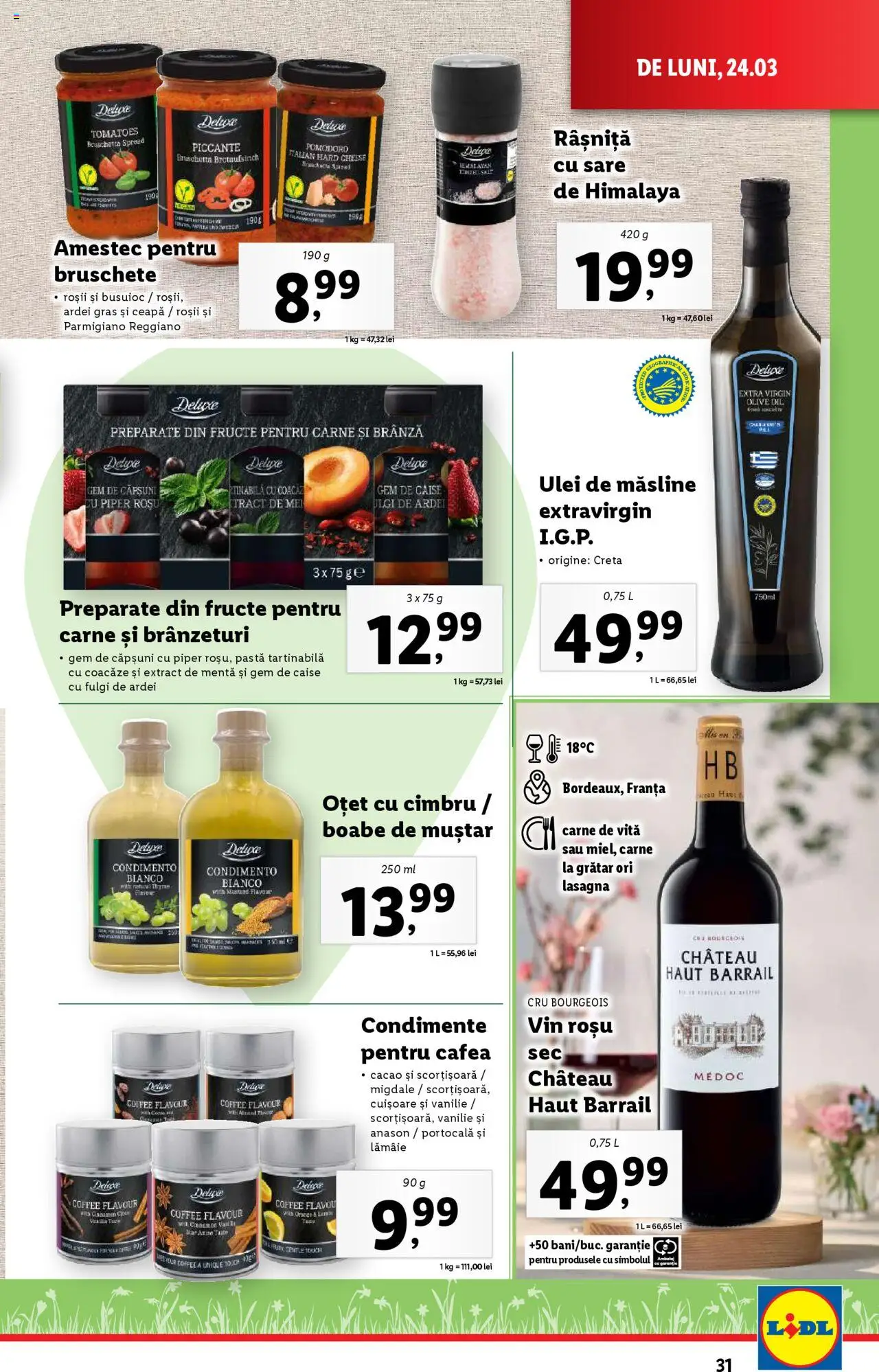 Catalog LIDL 24 - 30 Martie 2025 | Pagina 31 | Produse: Măsline, Cacao, Ahtapot, Lămâie