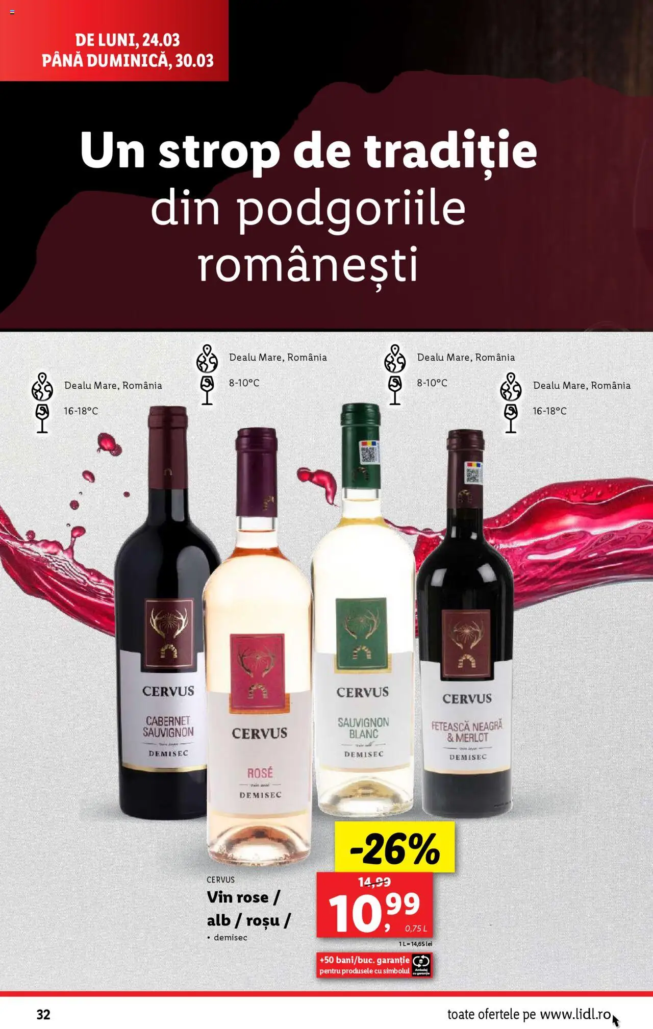 Catalog LIDL 24 - 30 Martie 2025 | Pagina 32 | Produse: Vin