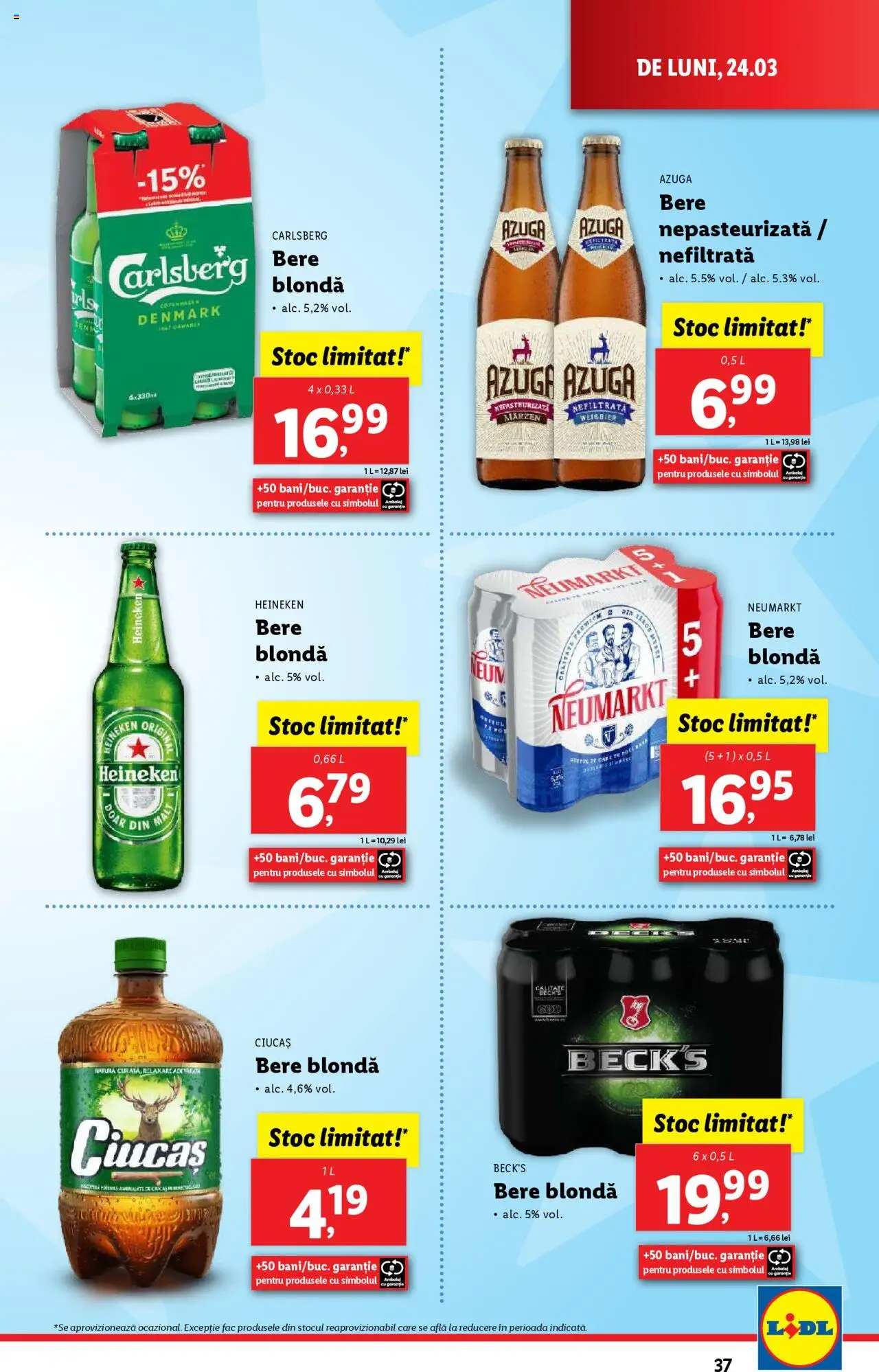 Catalog LIDL 24 - 30 Martie 2025 | Pagina 37 | Produse: Bere