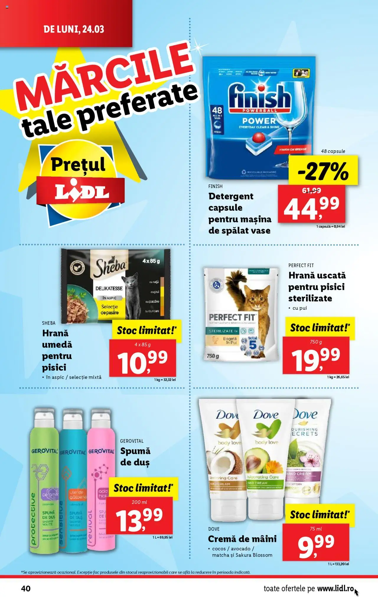 Catalog LIDL 24 - 30 Martie 2025 | Pagina 40 | Produse: Duș, Cremă, Detergent, Avocado