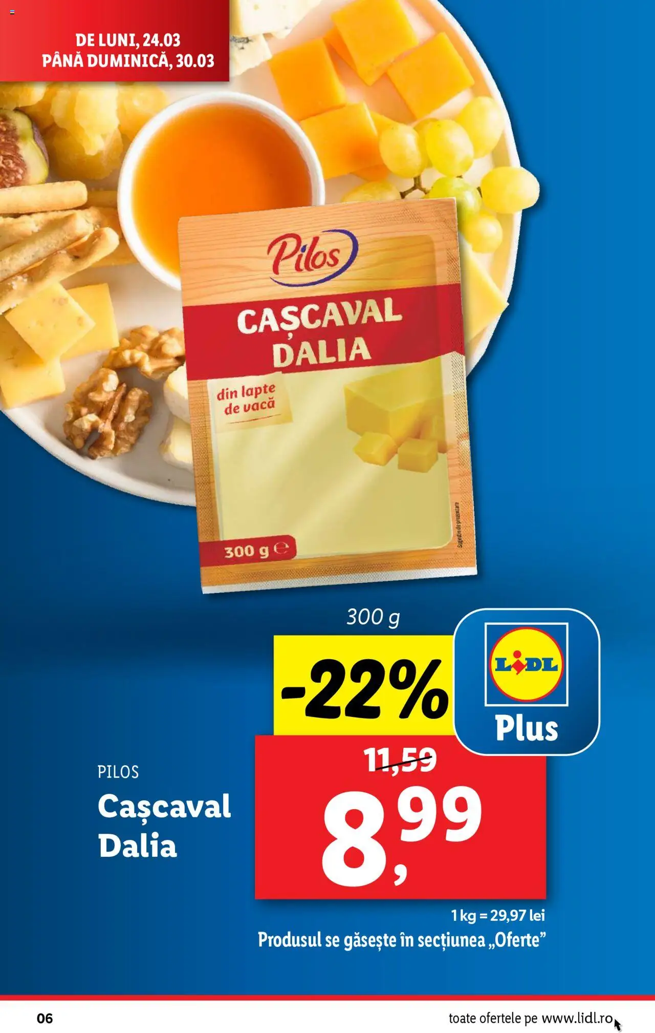 Catalog LIDL 24 - 30 Martie 2025 | Pagina 6 | Produse: Toplar, Cașcaval, Lapte