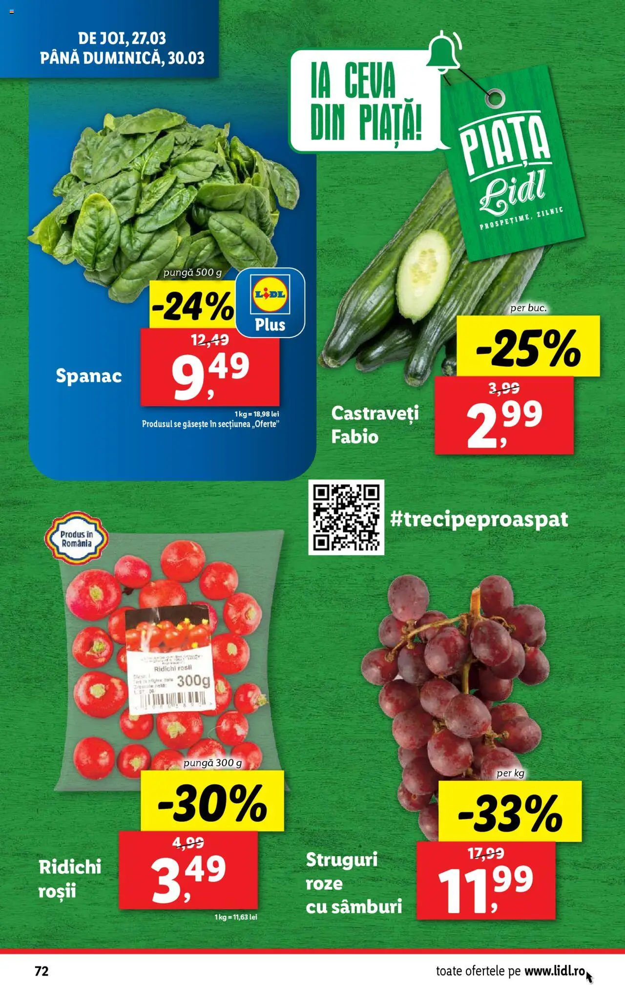 Catalog LIDL 24 - 30 Martie 2025 | Pagina 72 | Produse: Struguri, Pungă, Roșii, Sıcak çikolata