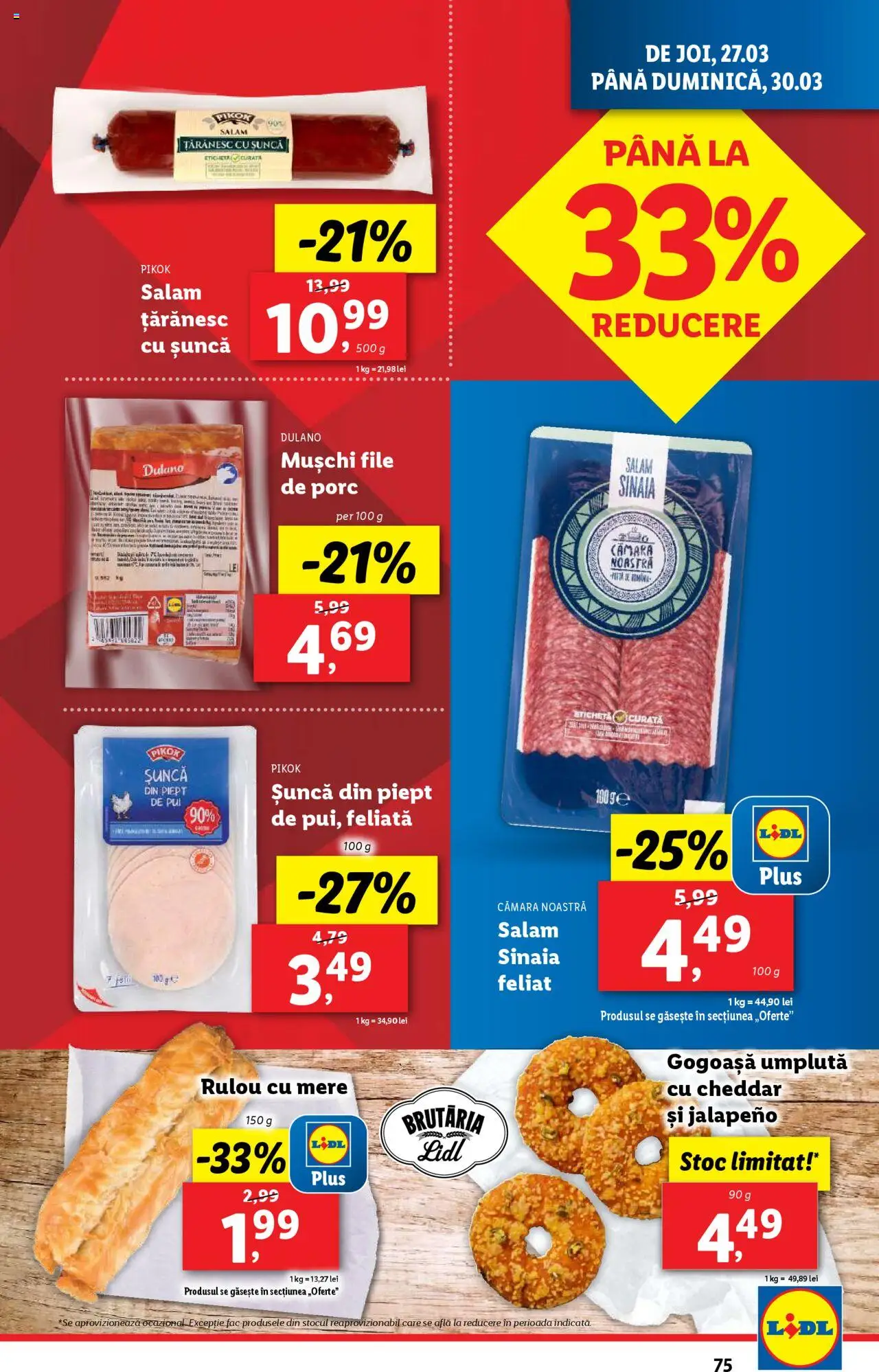 Catalog LIDL 24 - 30 Martie 2025 | Pagina 75 | Produse: Divan, Salam, Șuncă, Mere