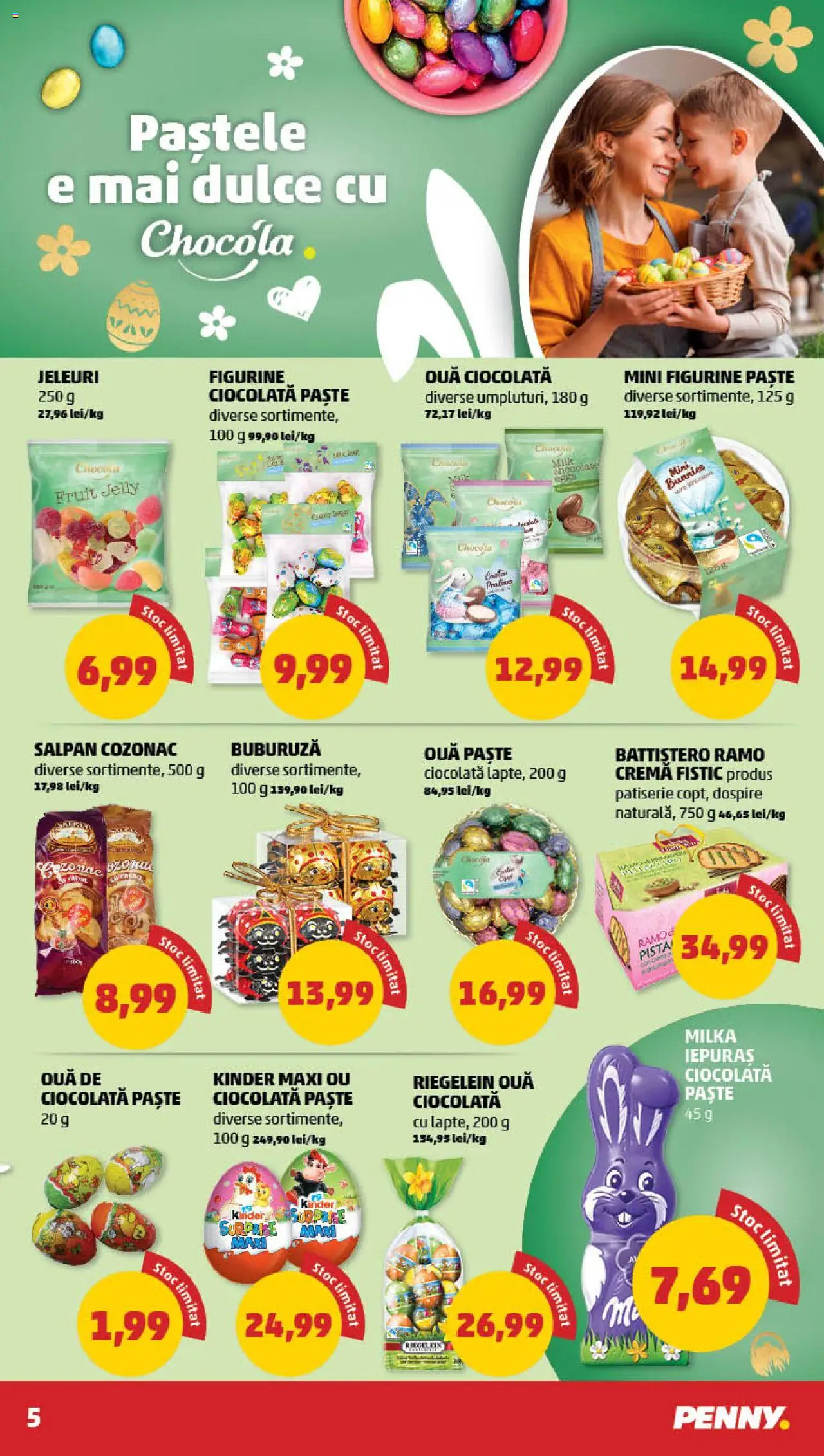 Catalog PENNY Market 19 - 25 Martie 2025 | Pagina 5 | Produse: Cremă, Ciocolată, Paste, Jeleuri