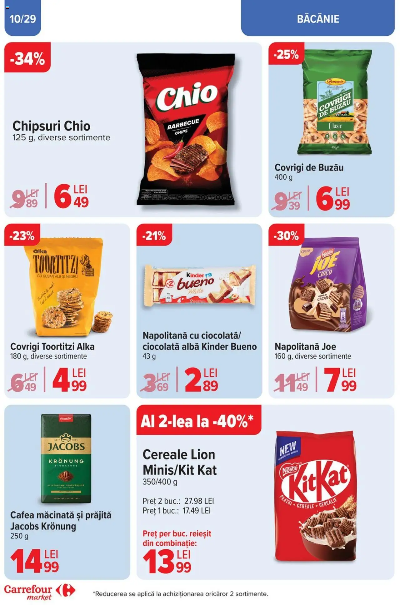 Catalog Carrefour 19 - 25 Martie 2025 | Pagina 10 | Produse: Ciocolată, Cereale, Chipsuri, Cacao
