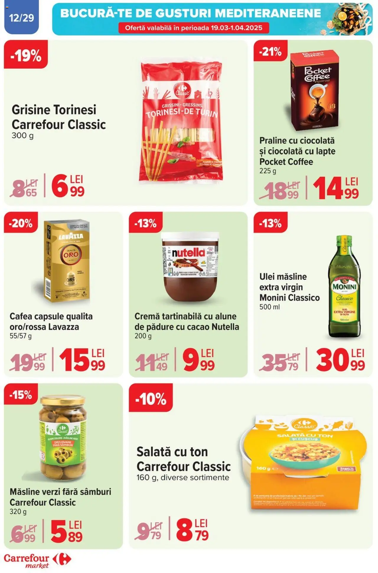 Catalog Carrefour 19 - 25 Martie 2025 | Pagina 12 | Produse: Alune, Lapte, Cafea, Ciocolată