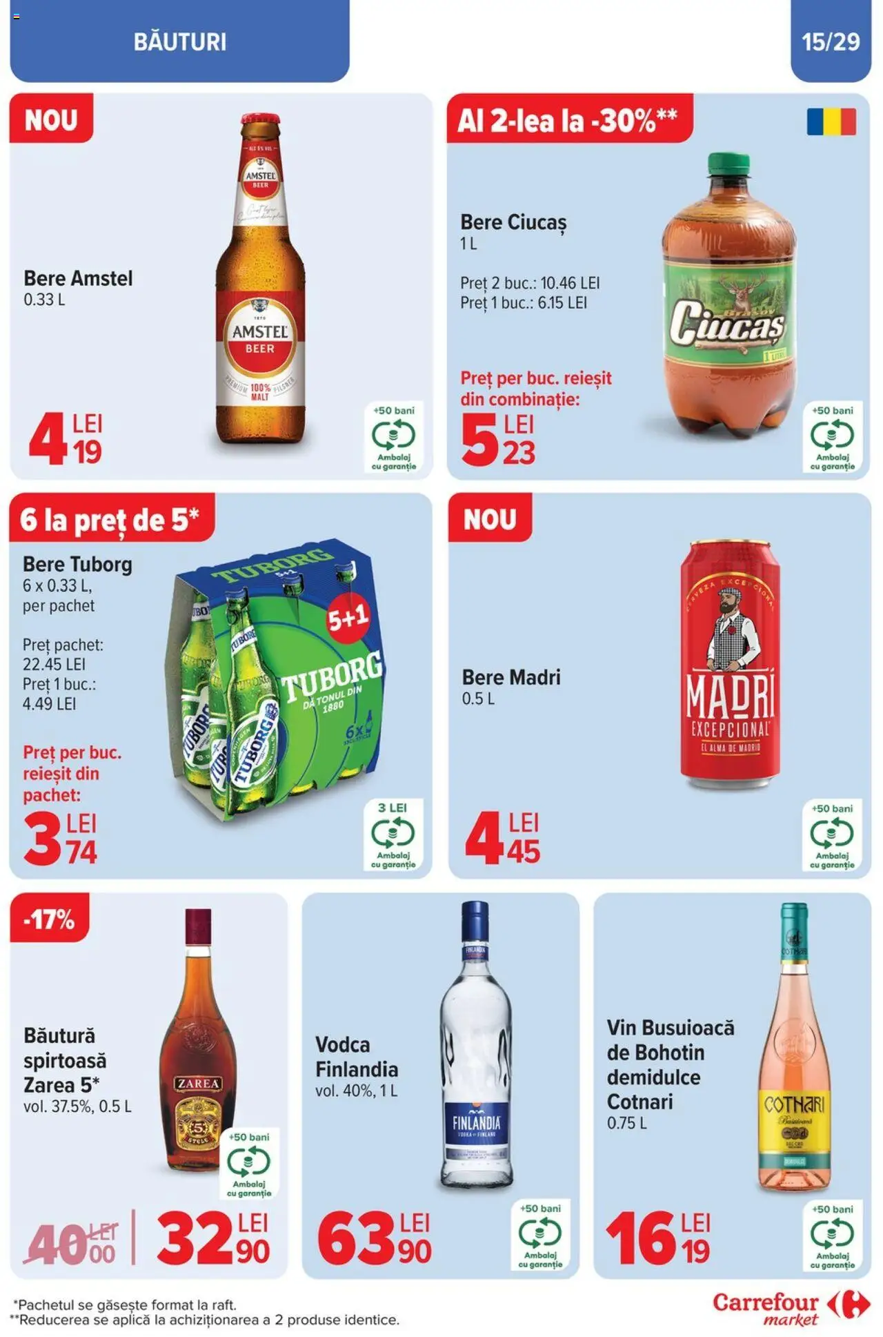 Catalog Carrefour 19 - 25 Martie 2025 | Pagina 15 | Produse: Su ısıtıcı, Vin, Bere
