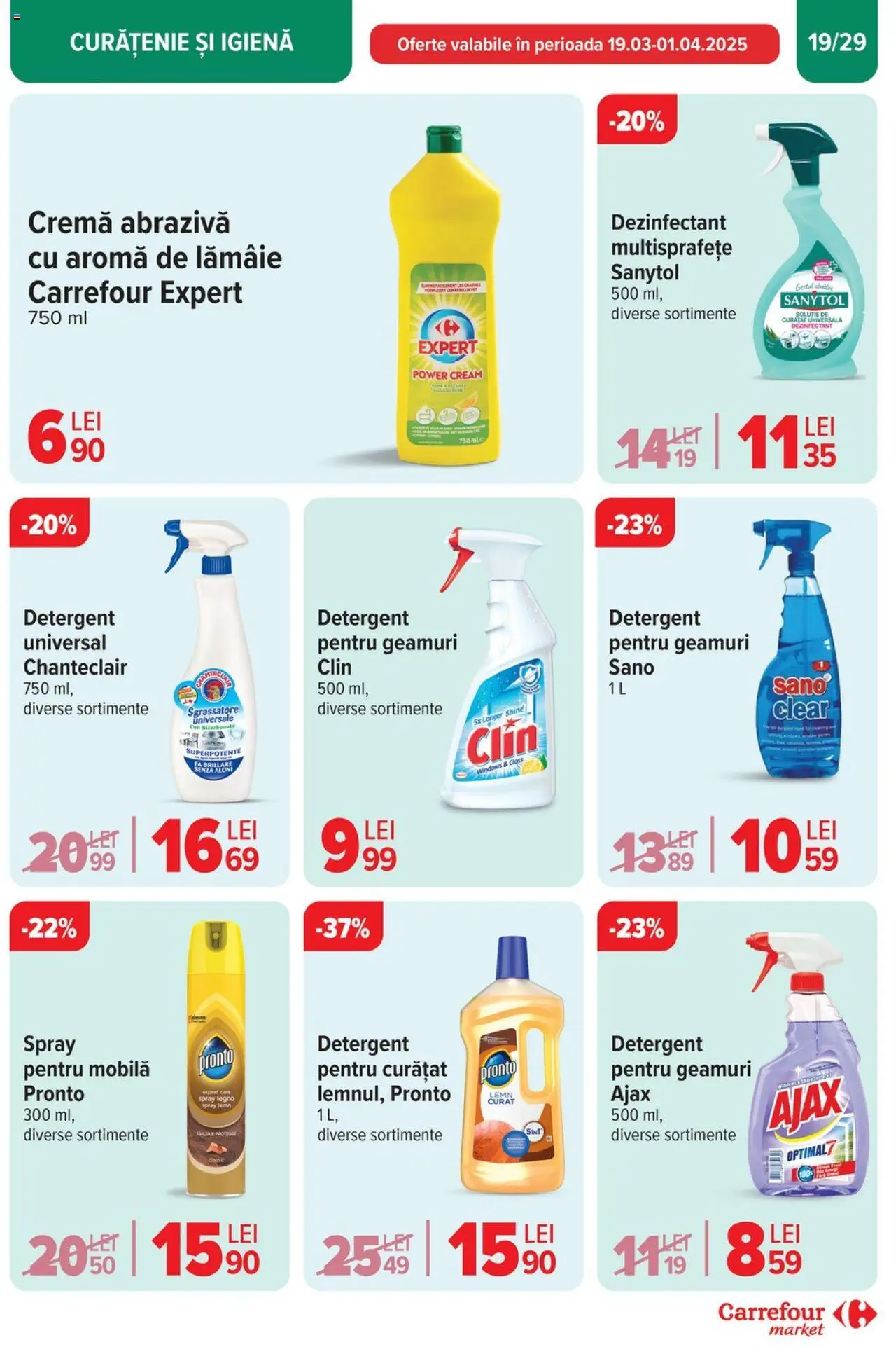 Catalog Carrefour 19 - 25 Martie 2025 | Pagina 19 | Produse: Cremă, Detergent, Lămâie
