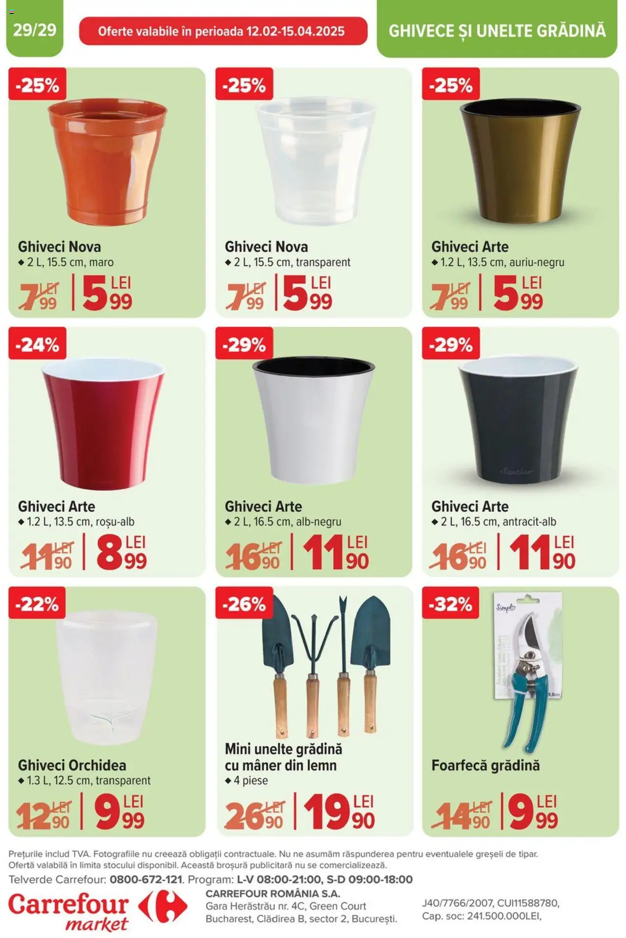 Catalog Carrefour 19 - 25 Martie 2025 | Pagina 29 | Produse: Mâner, Ghiveci
