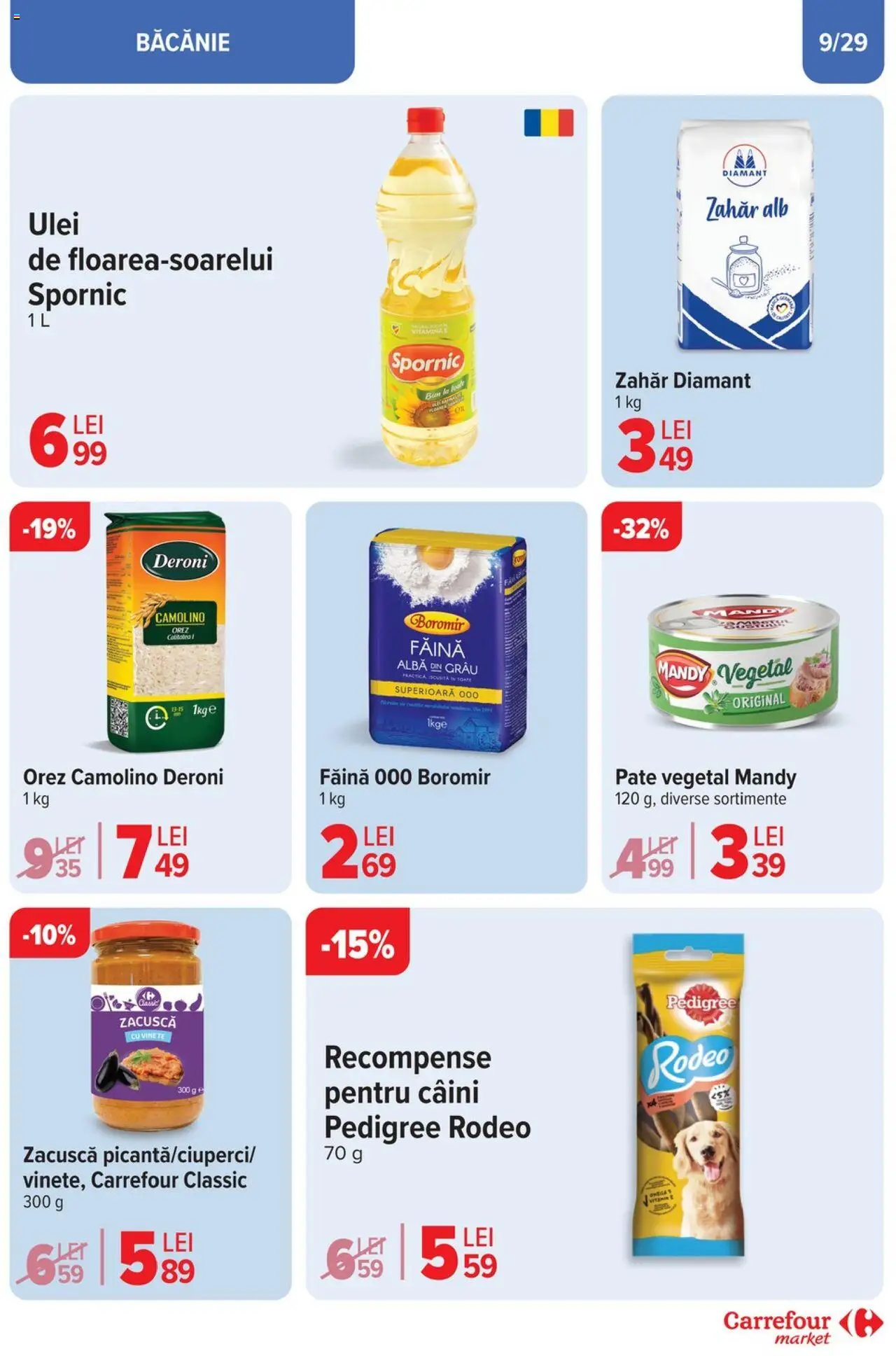 Catalog Carrefour 19 - 25 Martie 2025 | Pagina 9 | Produse: Pate, Ulei, Zacuscă, Zahăr