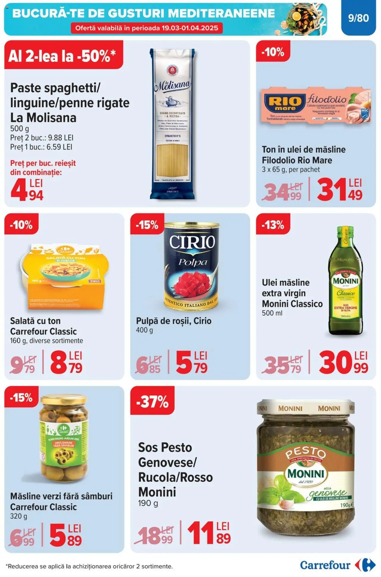 Catalog Carrefour 19 - 25 Martie 2025 | Pagina 11 | Produse: Măsline, Paste, Salată, Sos