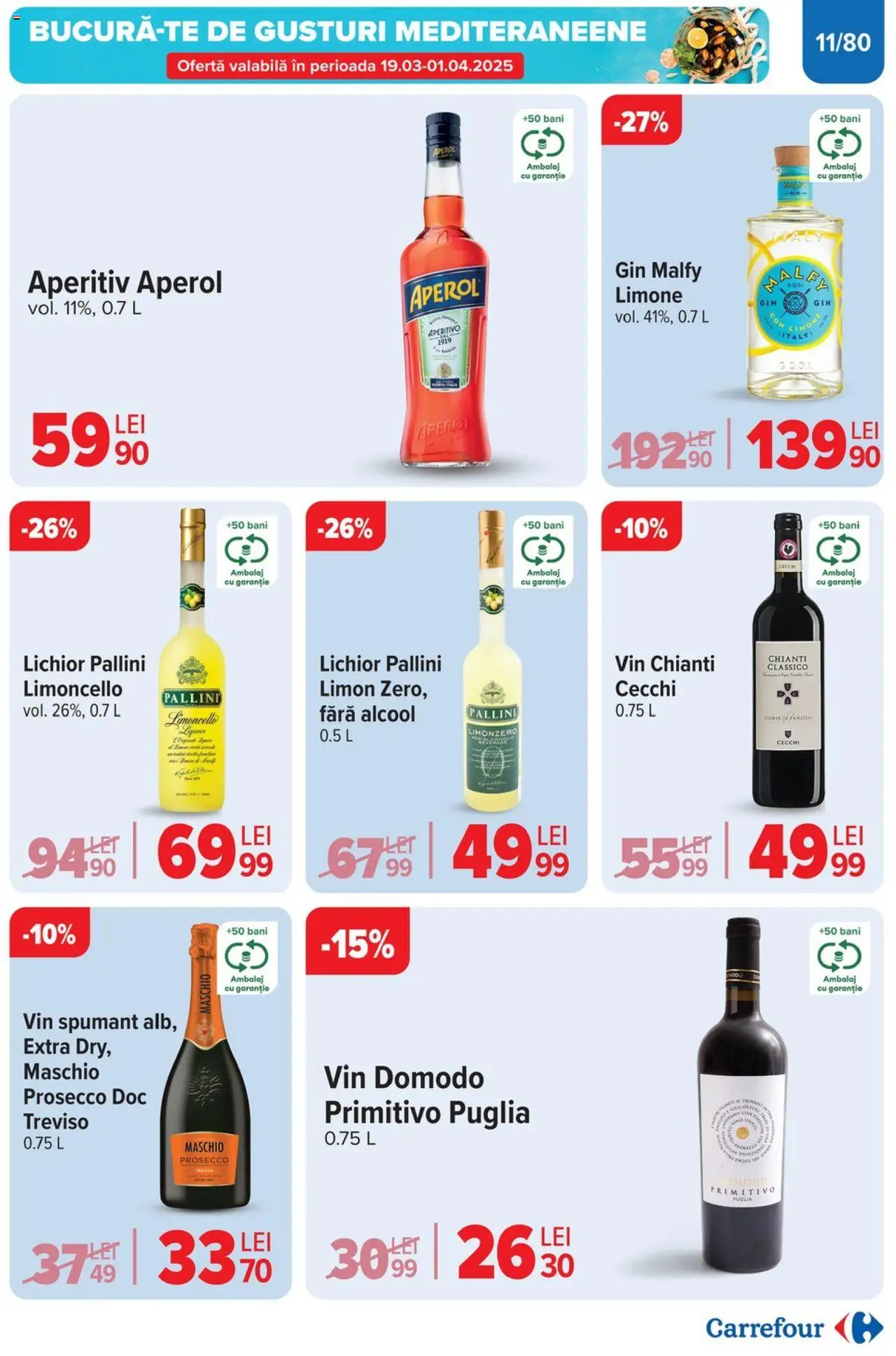 Catalog Carrefour 19 - 25 Martie 2025 | Pagina 13 | Produse: Lichior, Vin, Gin, Aperol