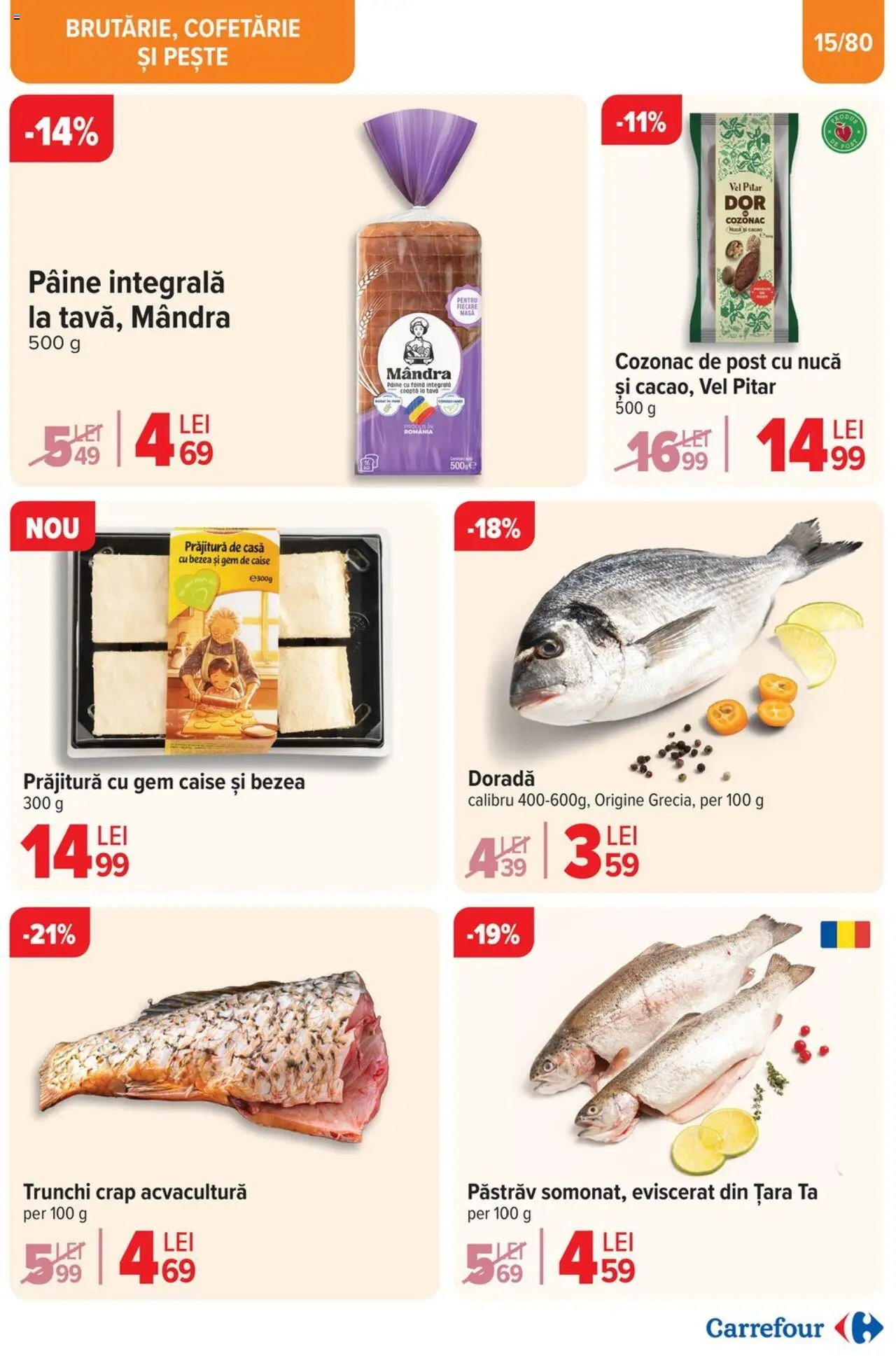 Catalog Carrefour 19 - 25 Martie 2025 | Pagina 17 | Produse: Masă, Gem, Pâine, Ahtapot