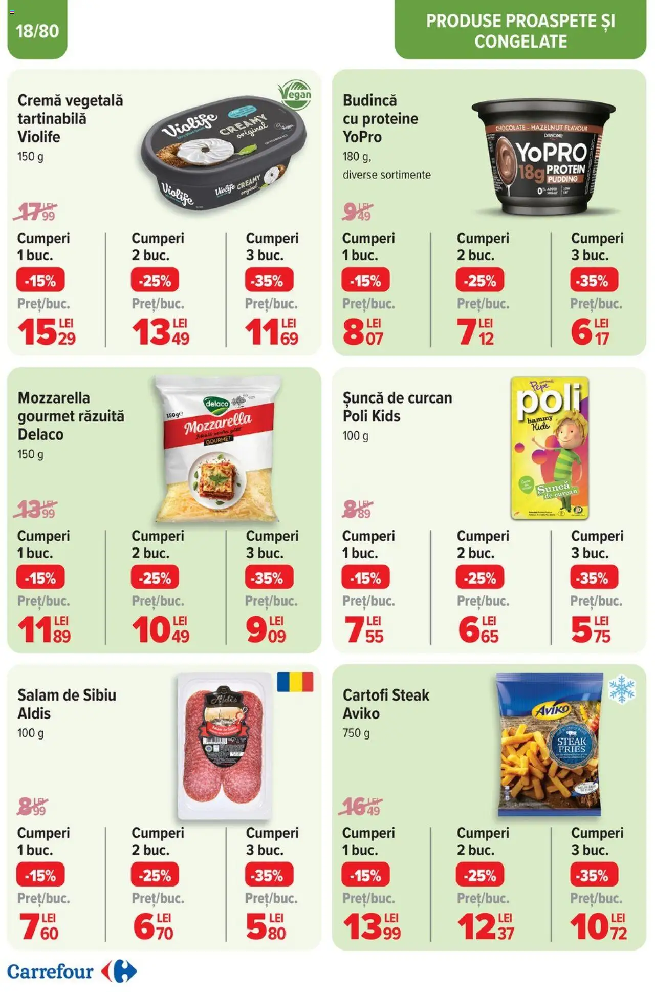 Catalog Carrefour 19 - 25 Martie 2025 | Pagina 20 | Produse: Masaüstü kılıfı, Mozzarella, Cremă, Șuncă