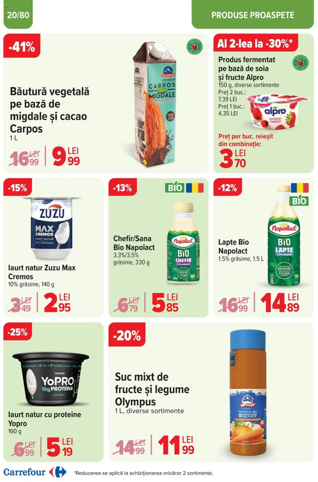 Catalog Carrefour 19 - 25 Martie 2025 | Pagina 22 | Produse: Şerit ödül, Iaurt, Suc, Legume