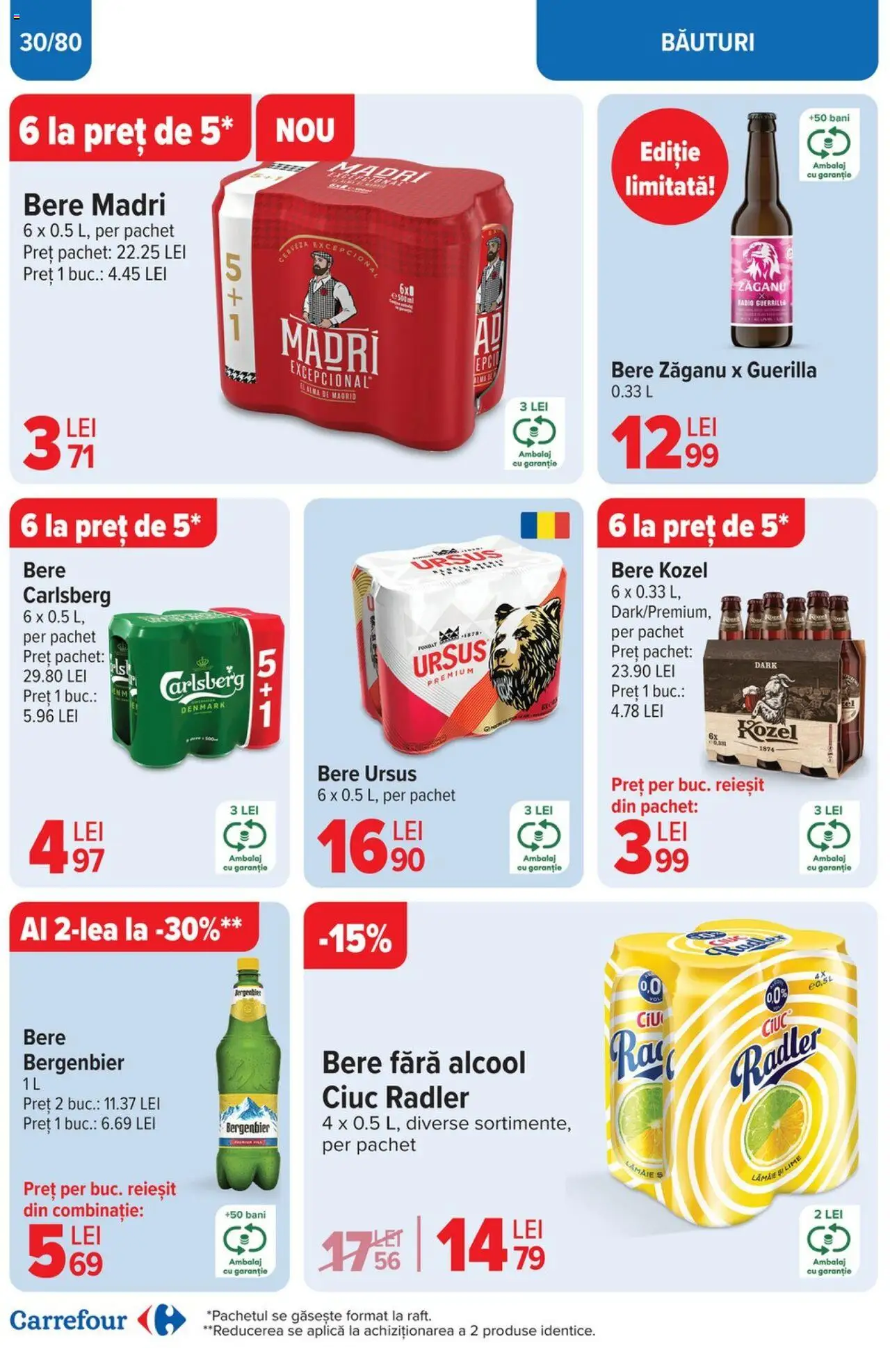 Catalog Carrefour 19 - 25 Martie 2025 | Pagina 32 | Produse: Lime, Radio, Bere, Plastik Kulübe