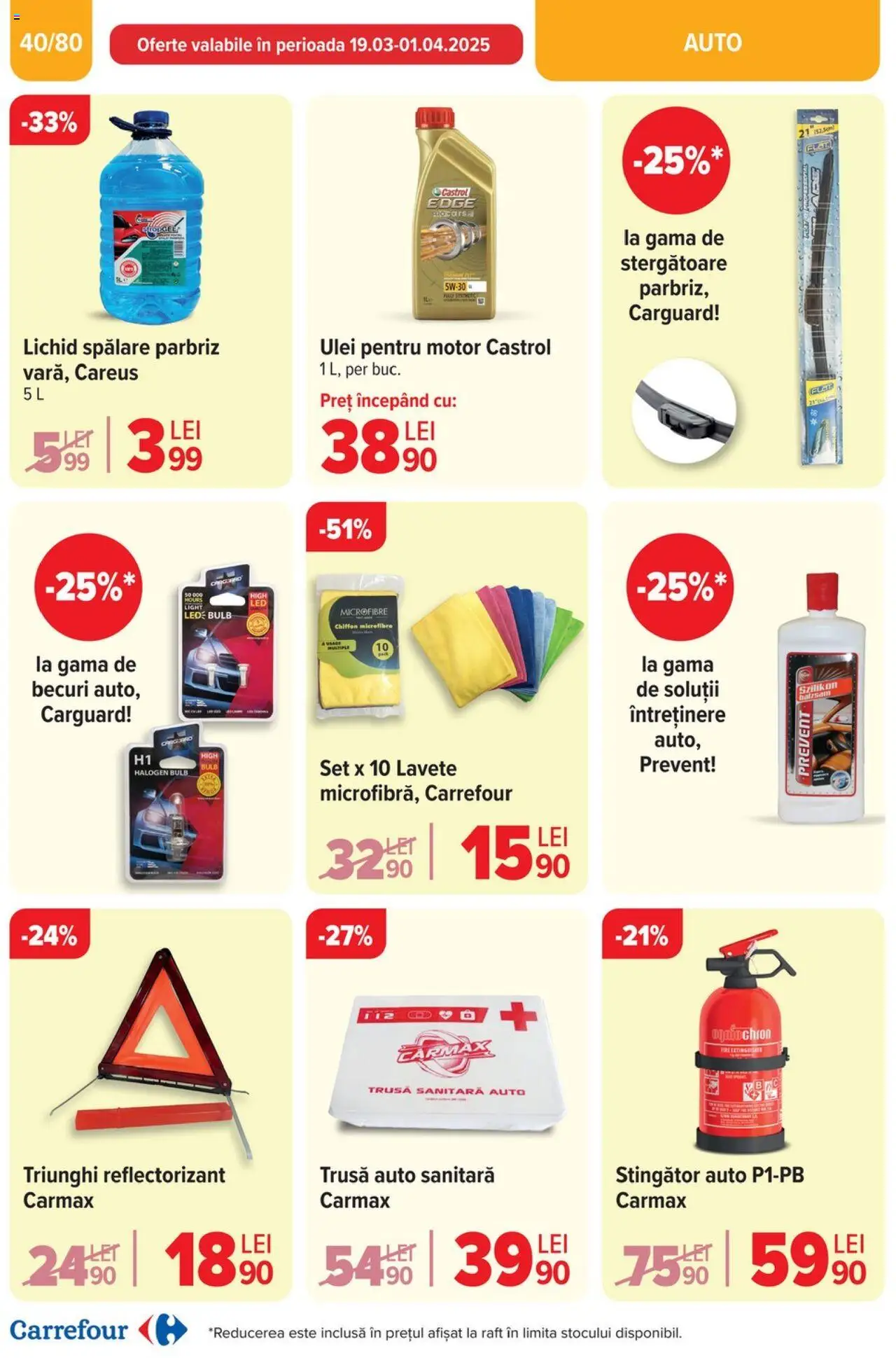 Catalog Carrefour 19 - 25 Martie 2025 | Pagina 43 | Produse: Raft, Ulei, Lavete