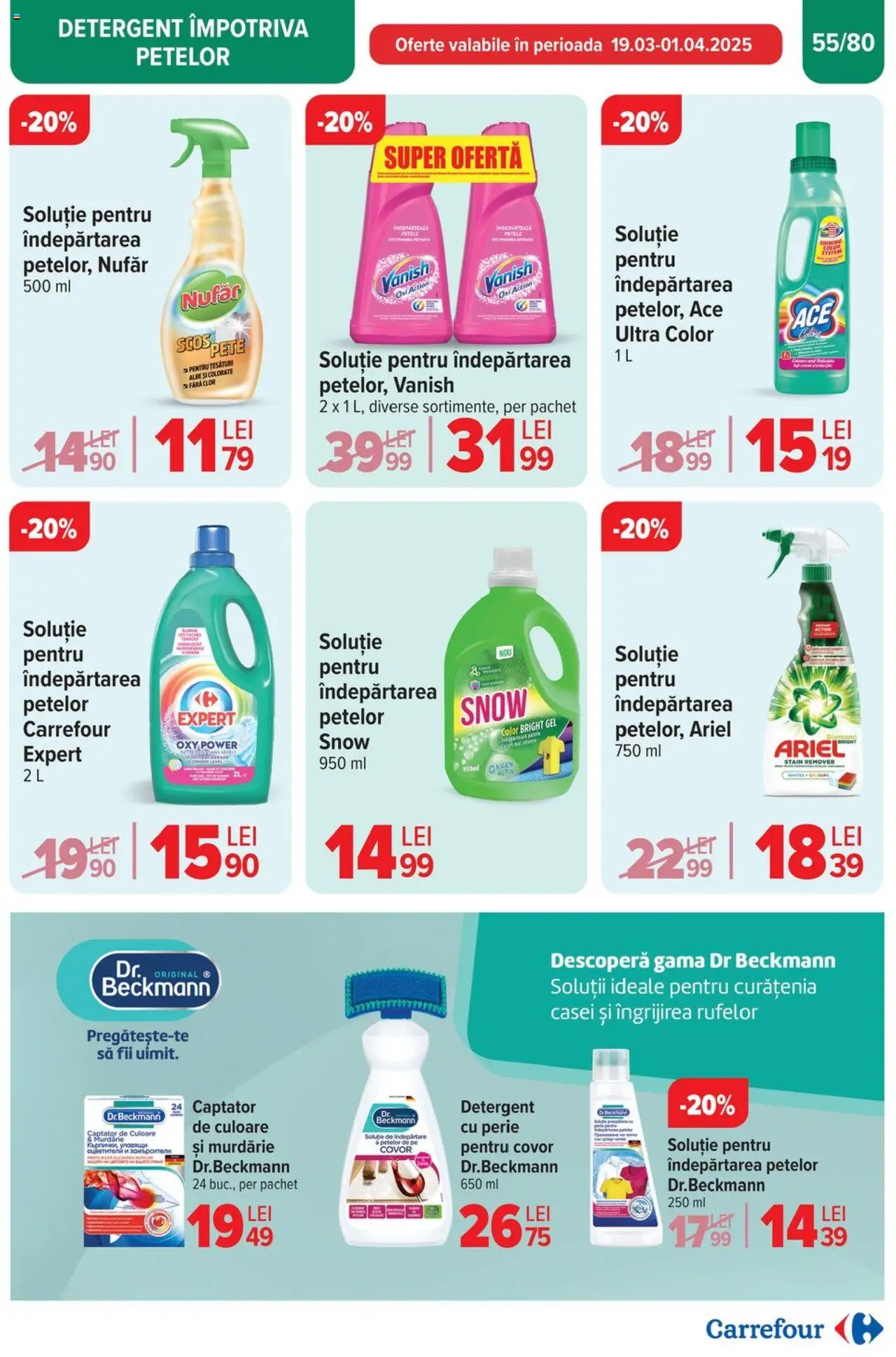 Catalog Carrefour 19 - 25 Martie 2025 | Pagina 58 | Produse: Covor, Detergent, Îndepărtarea petelor, Çelik Mama ve Su Kabı