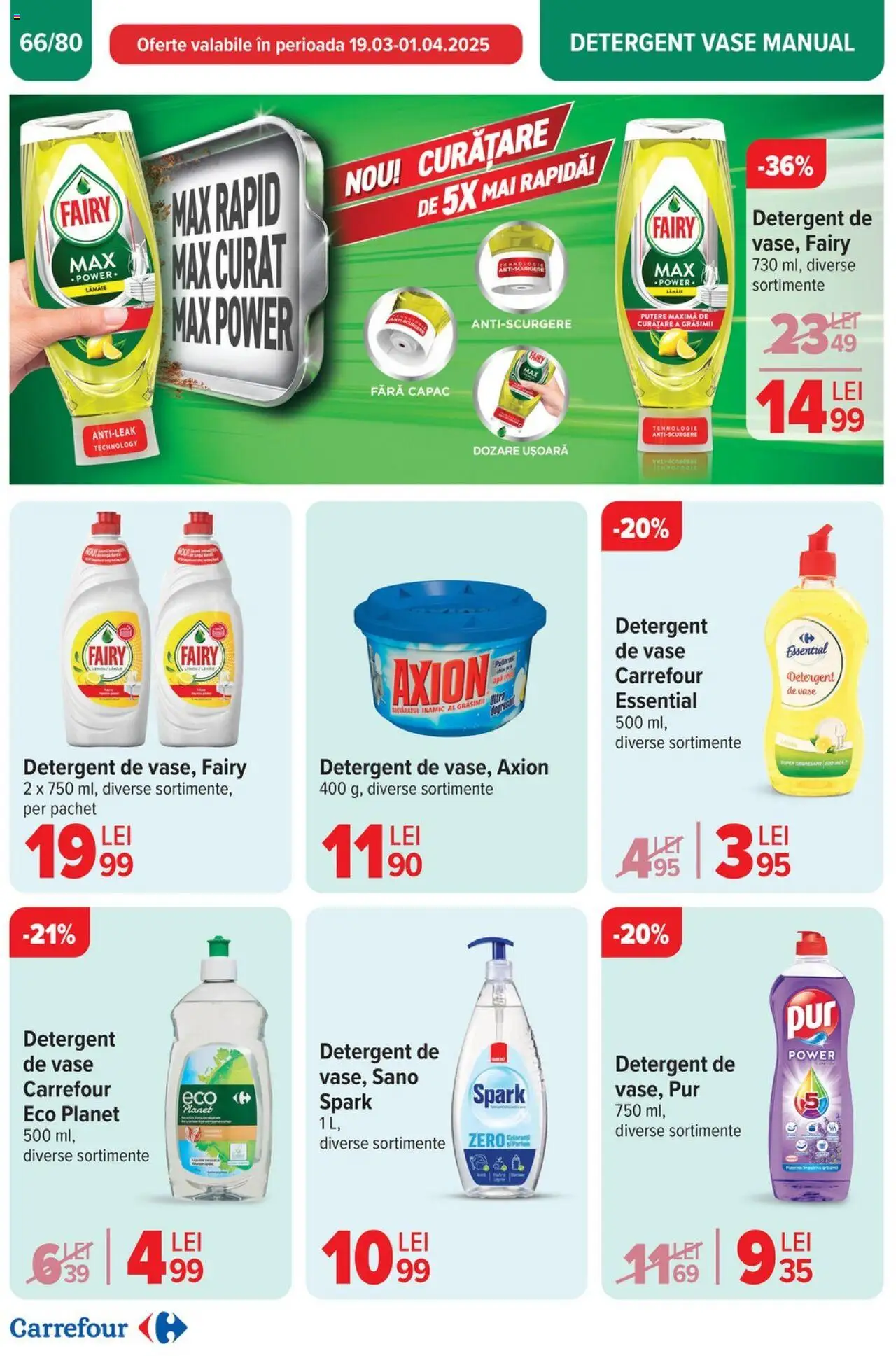 Catalog Carrefour 19 - 25 Martie 2025 | Pagina 69 | Produse: Detergent de vase, Detergent
