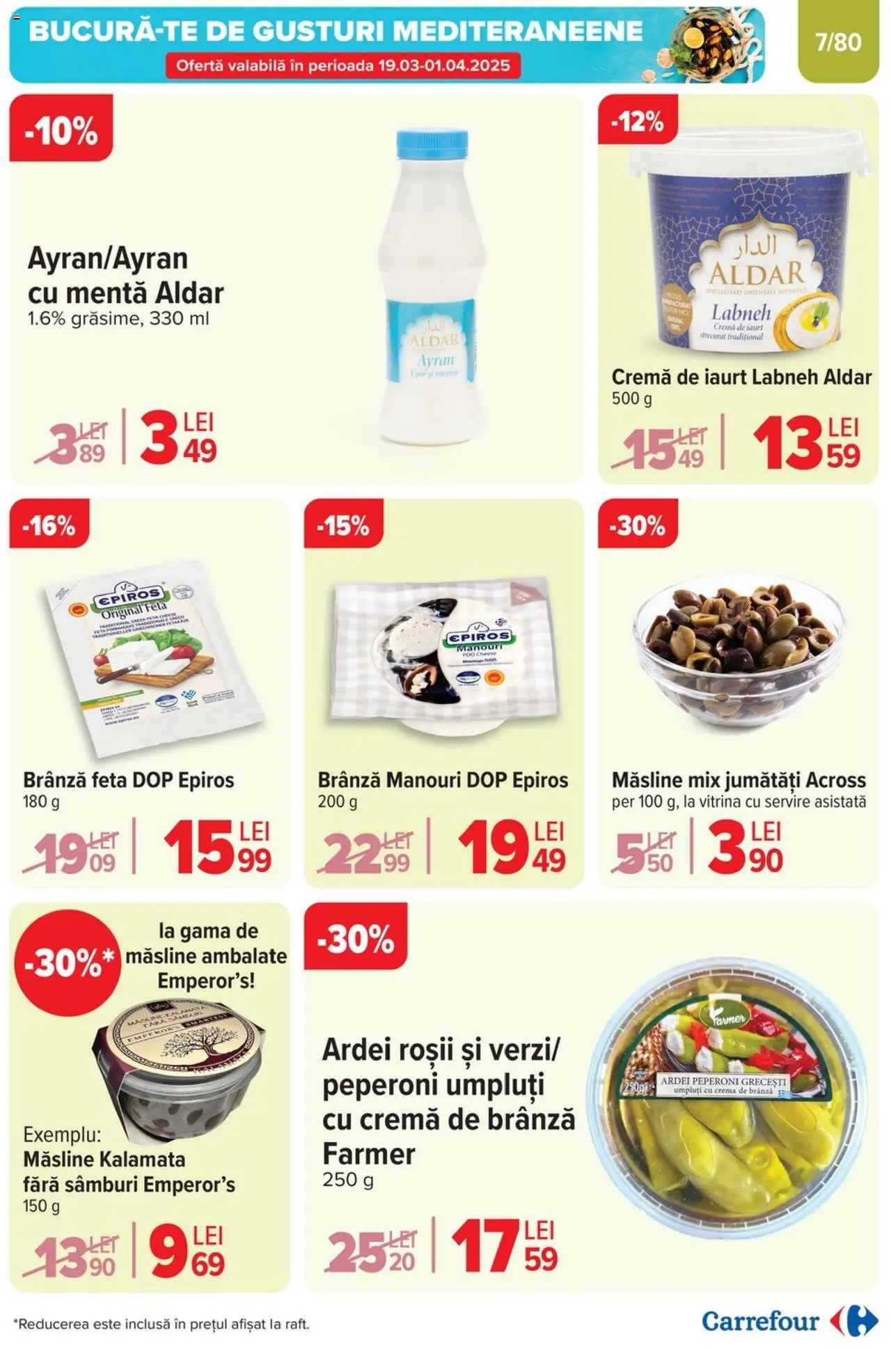 Catalog Carrefour 19 - 25 Martie 2025 | Pagina 9 | Produse: Măsline, Ardei, Cremă, Cremă de brânză