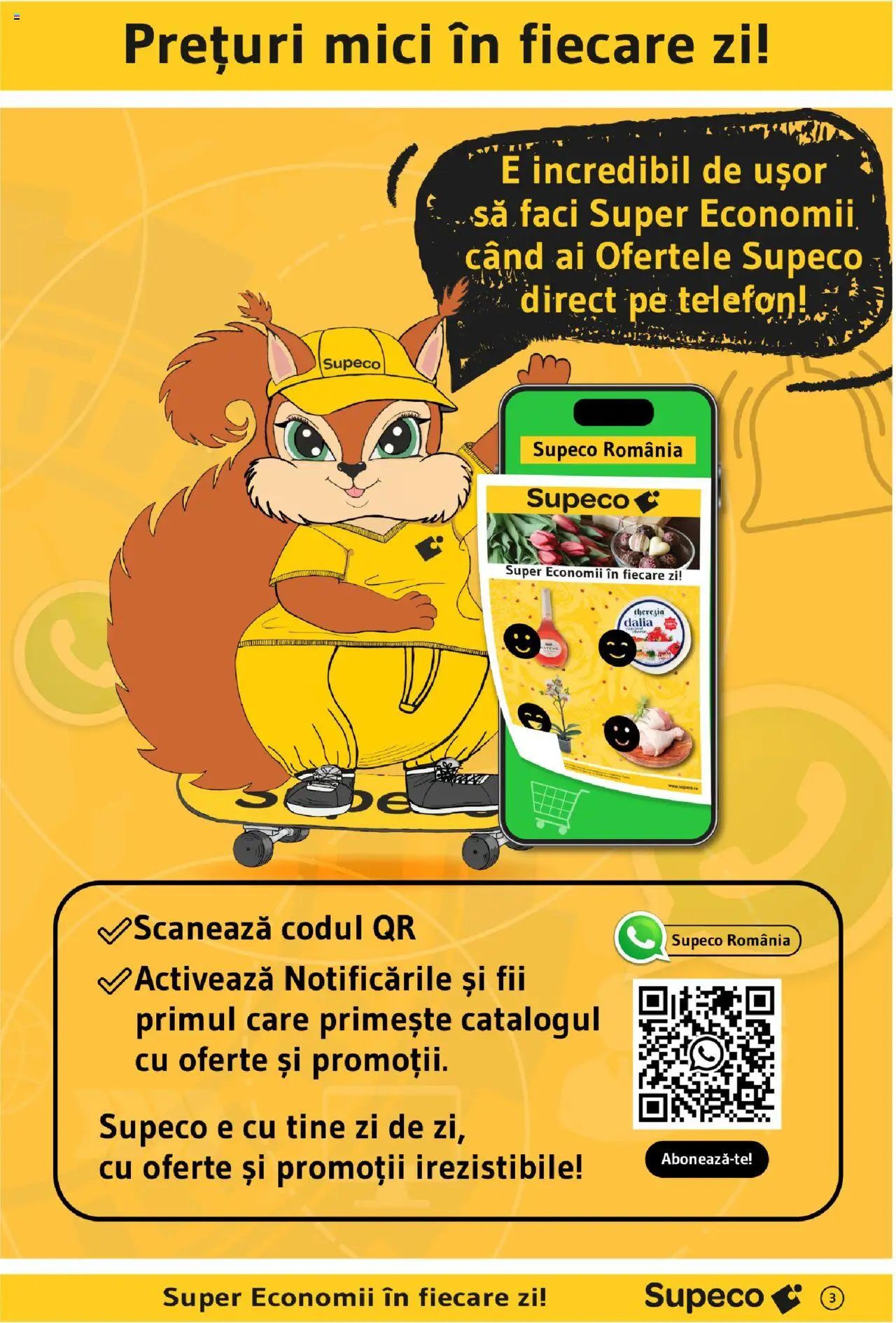 Catalog Supeco 20 Martie - 9 Aprilie 2025 | Pagina 3 | Produse: Telefon, Mici