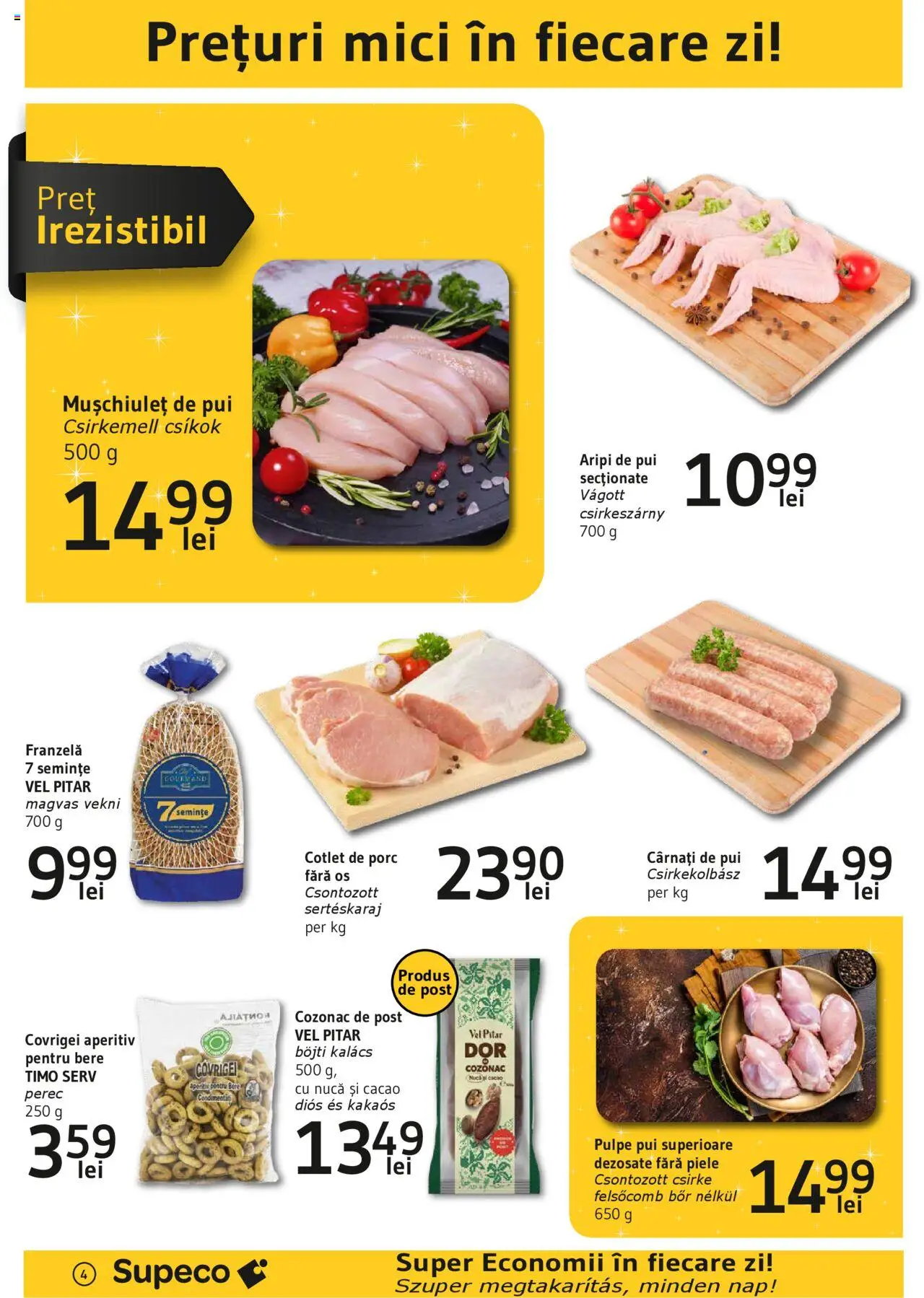 Catalog Supeco 20 Martie - 9 Aprilie 2025 | Pagina 4 | Produse: Semințe, Covrigei, Bere, Cârnați