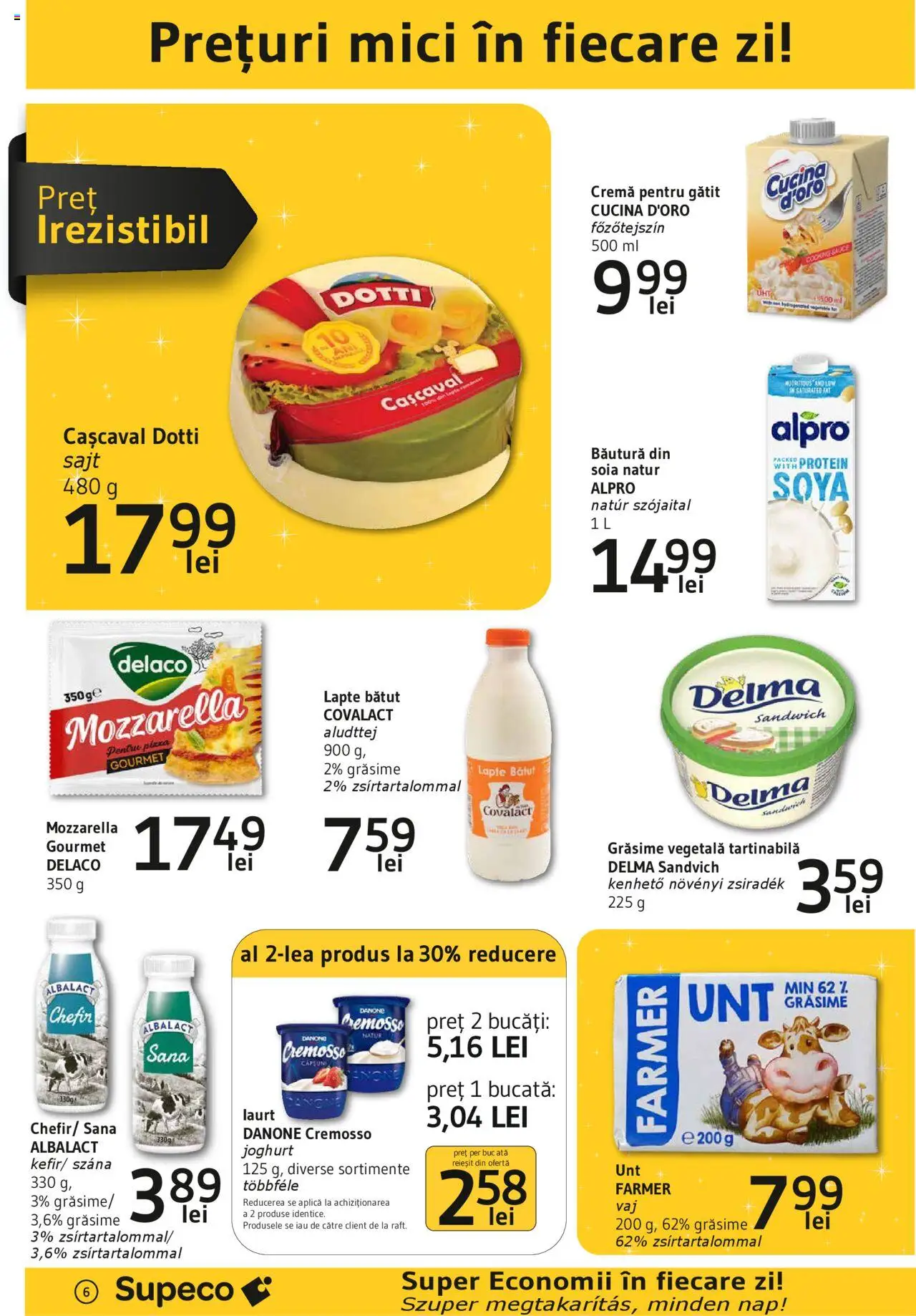 Catalog Supeco 20 Martie - 9 Aprilie 2025 | Pagina 6 | Produse: Light Kedi Konservesi, Mozzarella, Cremă, Pizza