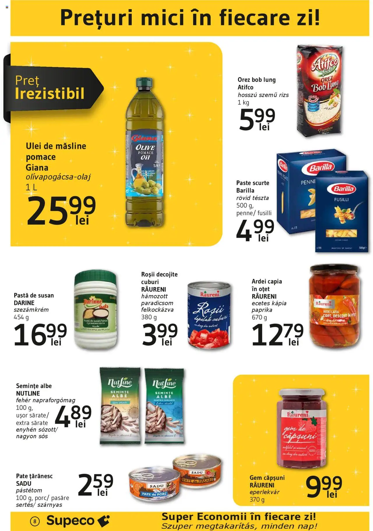 Catalog Supeco 20 Martie - 9 Aprilie 2025 | Pagina 8 | Produse: Pate, Semințe, Gem, Paste