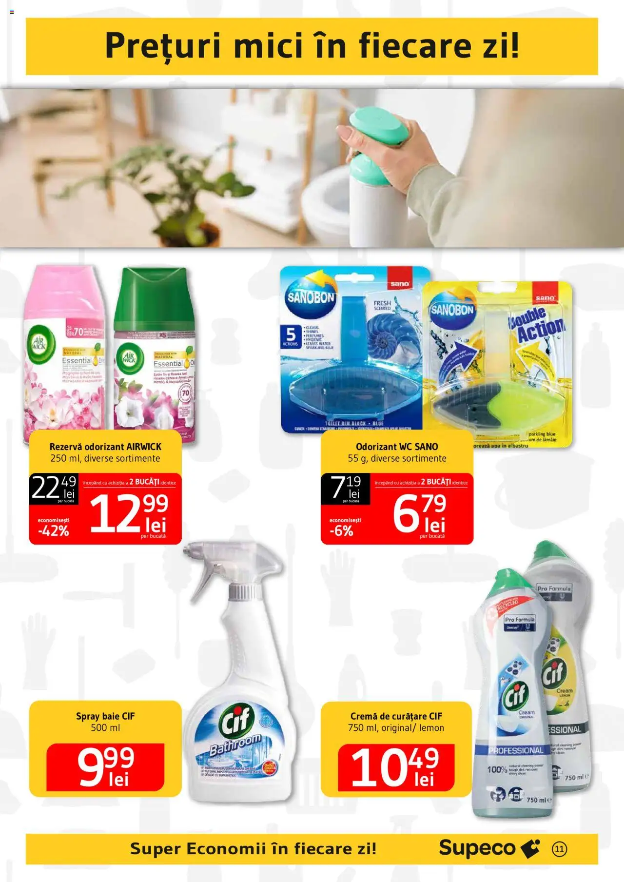 Catalog Supeco 20 Martie - 9 Aprilie 2025 | Pagina 11 | Produse: Mici, Cremă, Apă