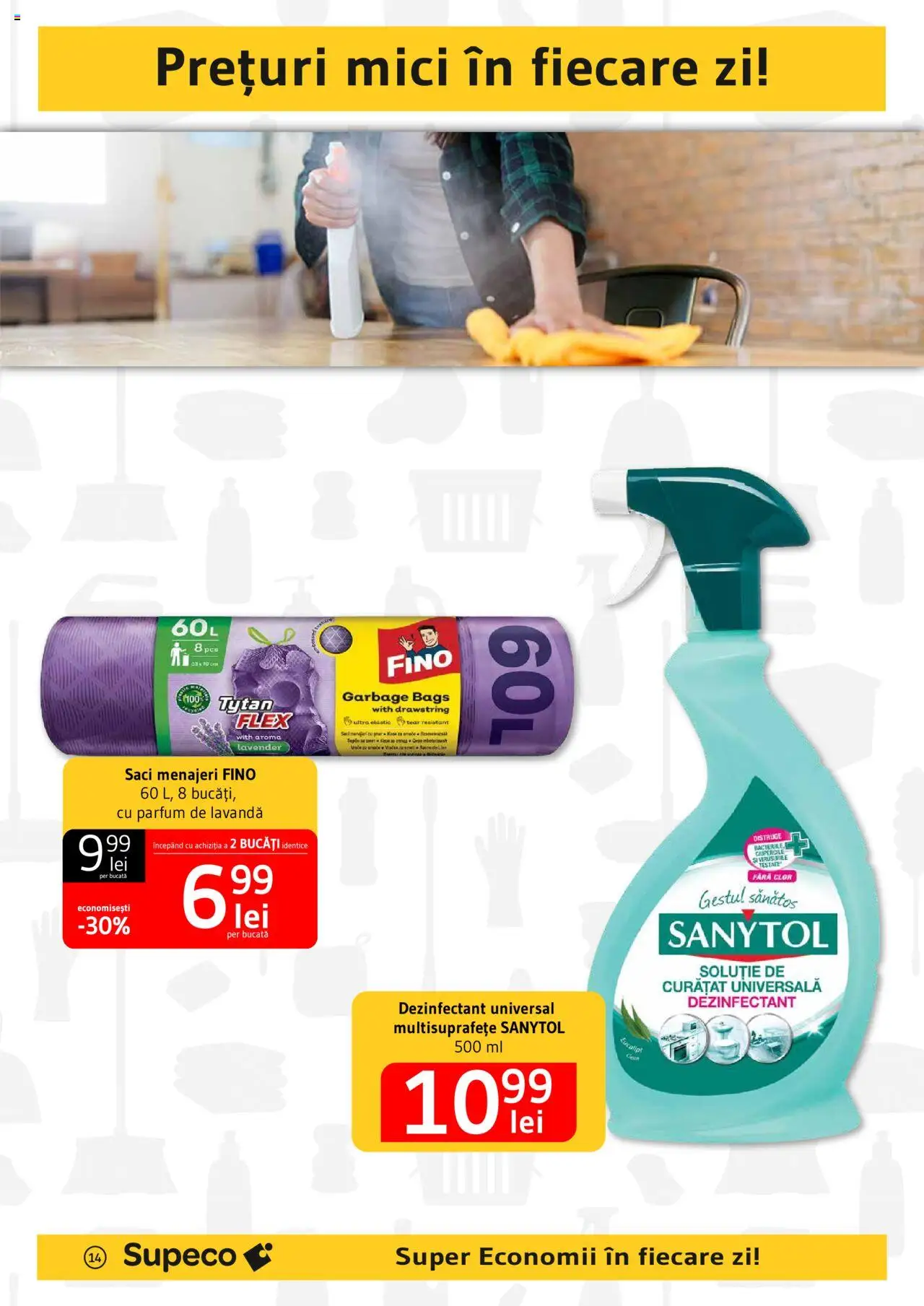 Catalog Supeco 20 Martie - 9 Aprilie 2025 | Pagina 14 | Produse: Saci menajeri, Mici, Parfum