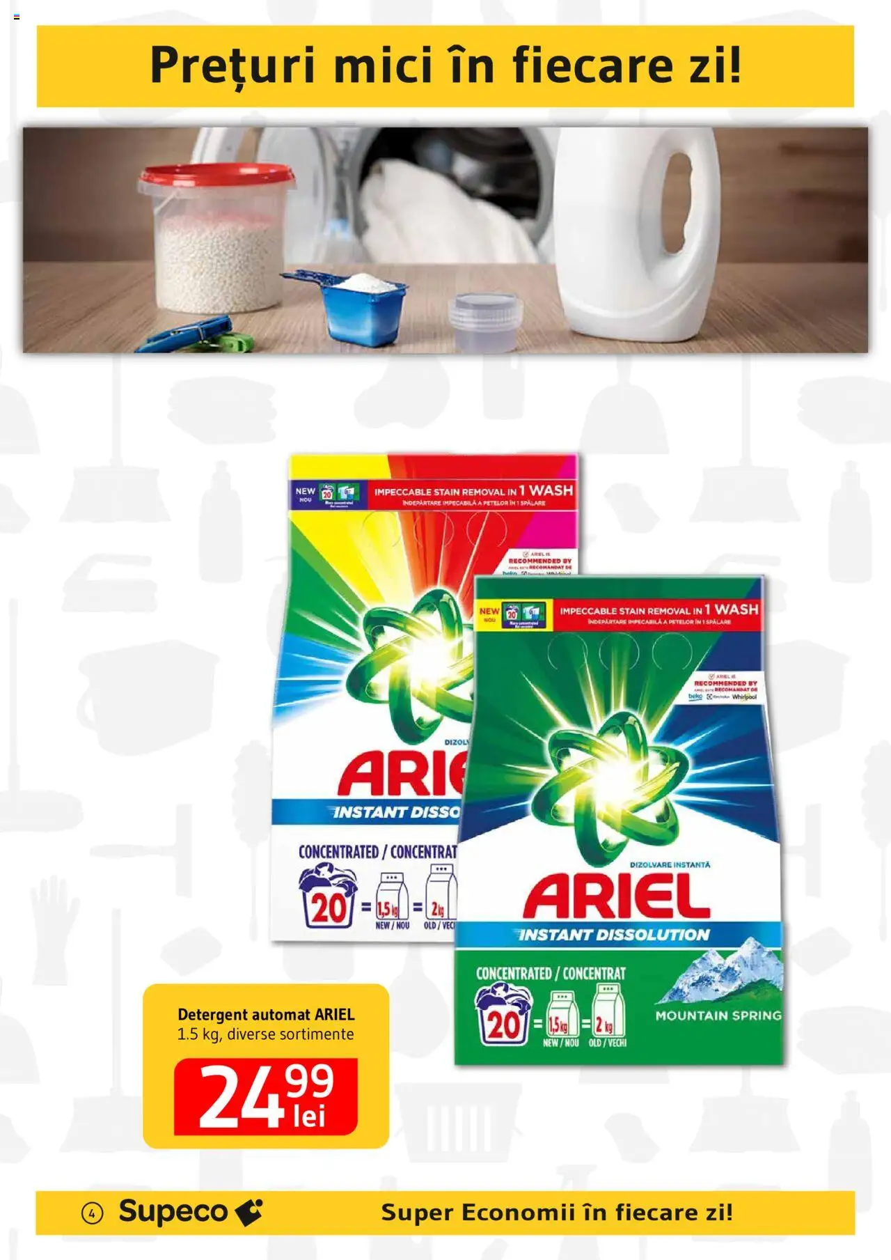 Catalog Supeco 20 Martie - 9 Aprilie 2025 | Pagina 4 | Produse: Kedi Ödül Oyuncakları, Mici, Detergent