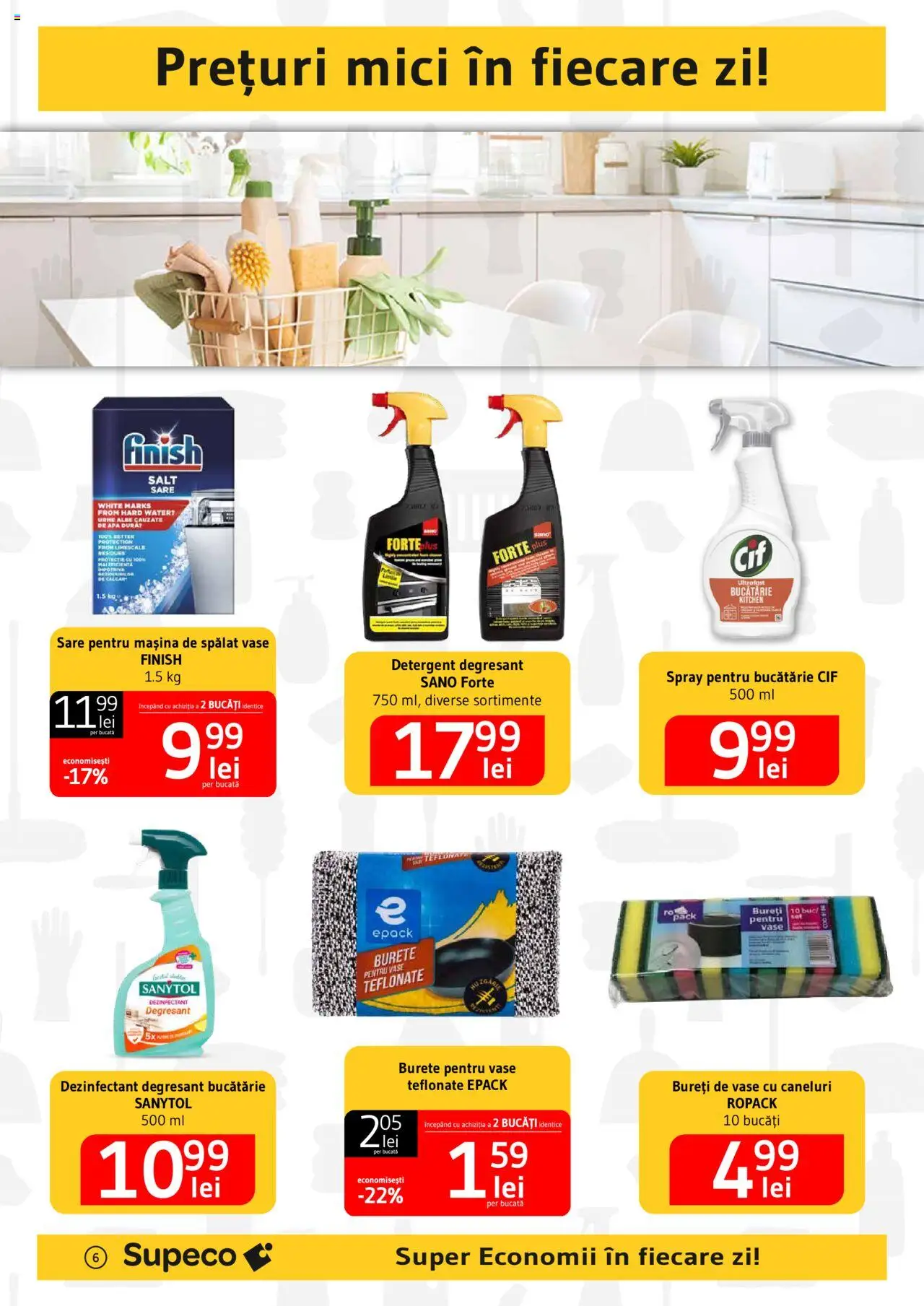 Catalog Supeco 20 Martie - 9 Aprilie 2025 | Pagina 6 | Produse: Mașină De Spălat Vase, Mici, Burete, Detergent