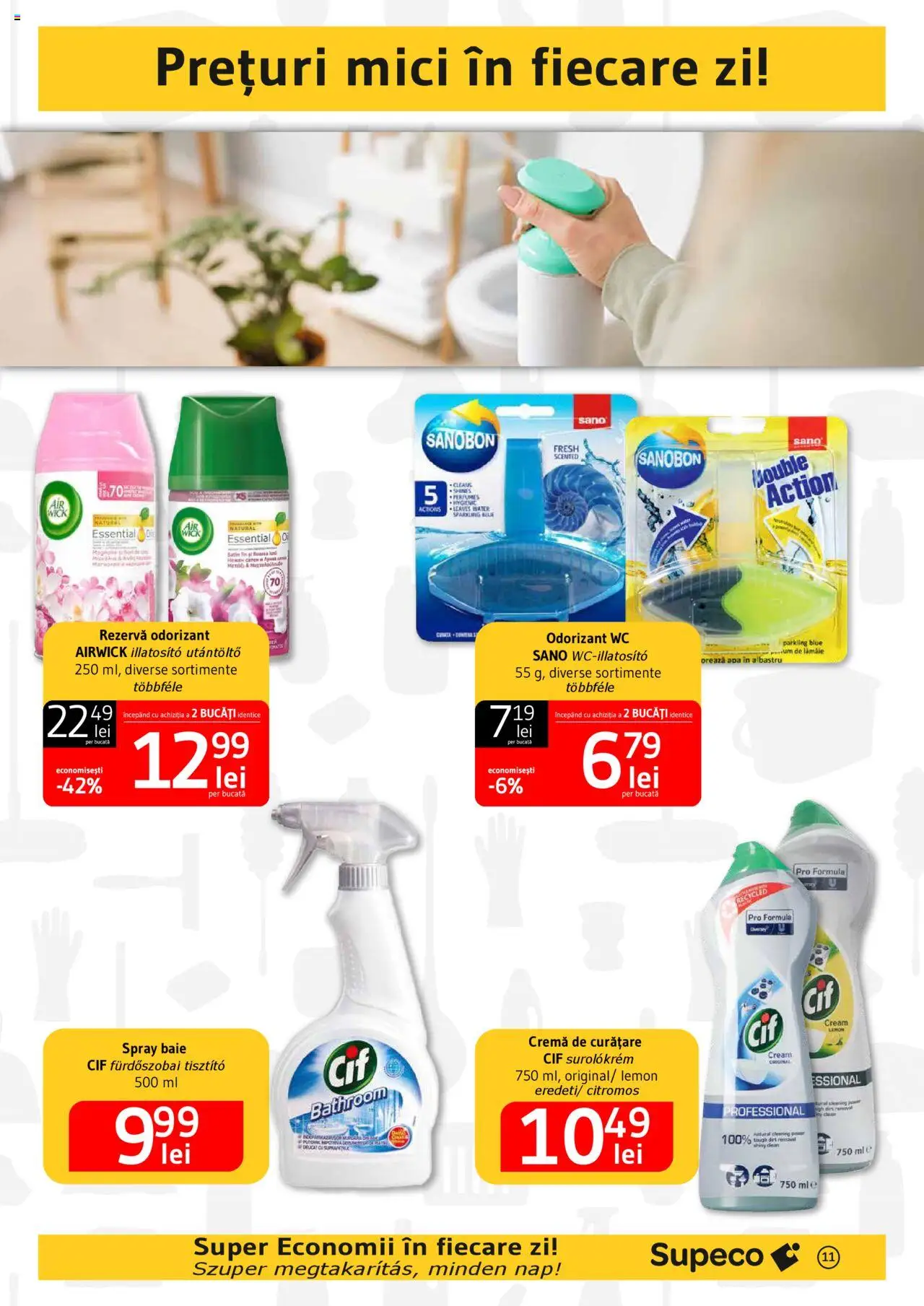 Catalog Supeco 20 Martie - 9 Aprilie 2025 | Pagina 11 | Produse: Mici, Cremă, Apă