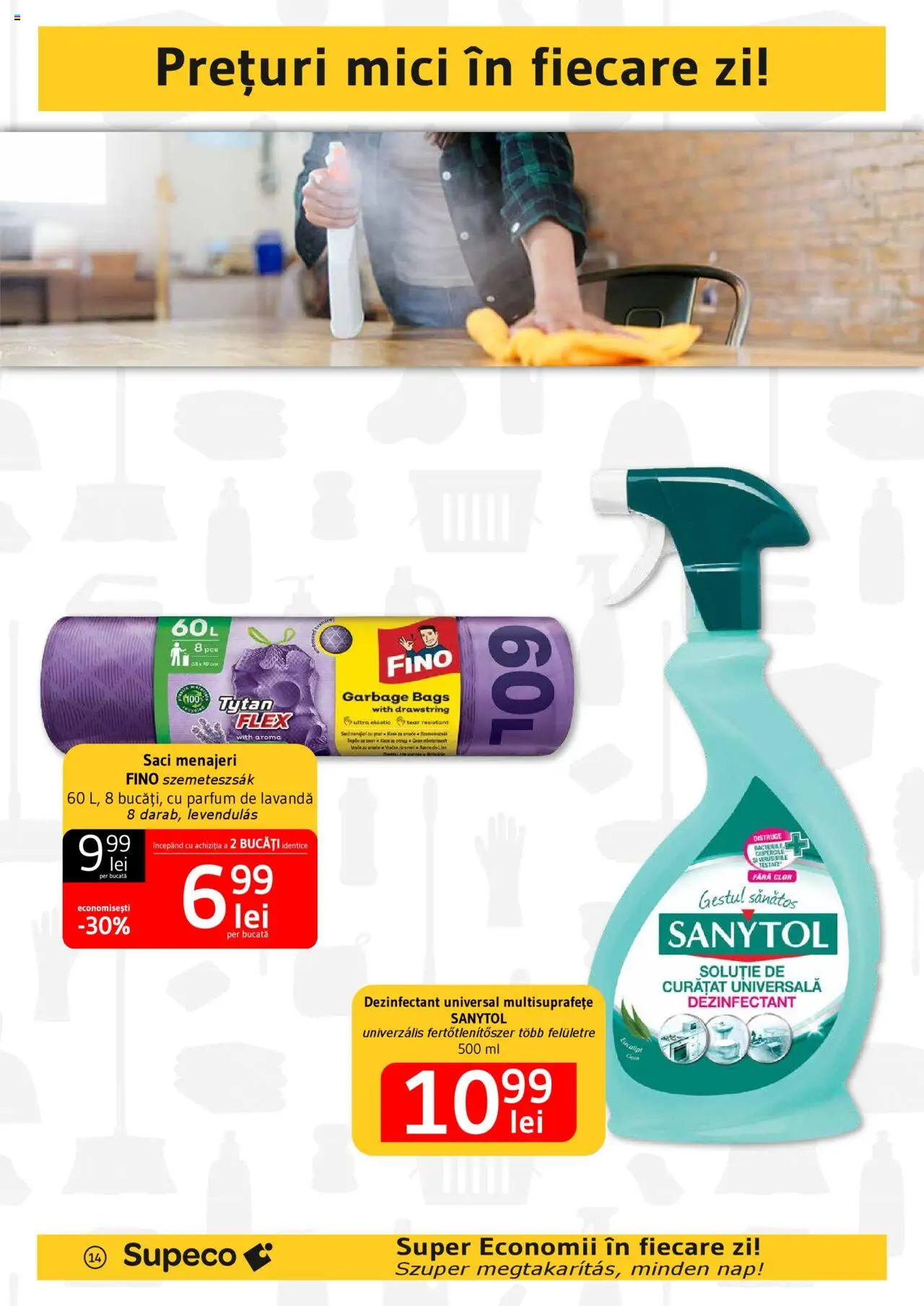 Catalog Supeco 20 Martie - 9 Aprilie 2025 | Pagina 14 | Produse: Saci menajeri, Mici, Parfum