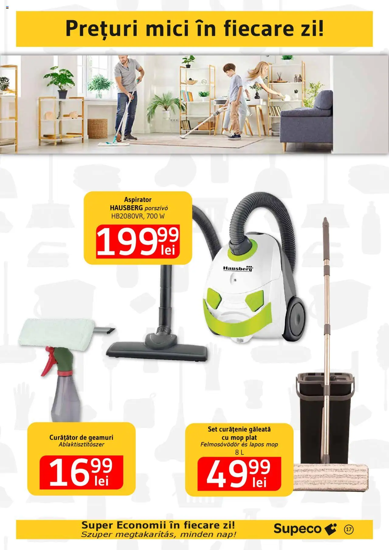 Catalog Supeco 20 Martie - 9 Aprilie 2025 | Pagina 17 | Produse: Aspirator, Mop, Mici