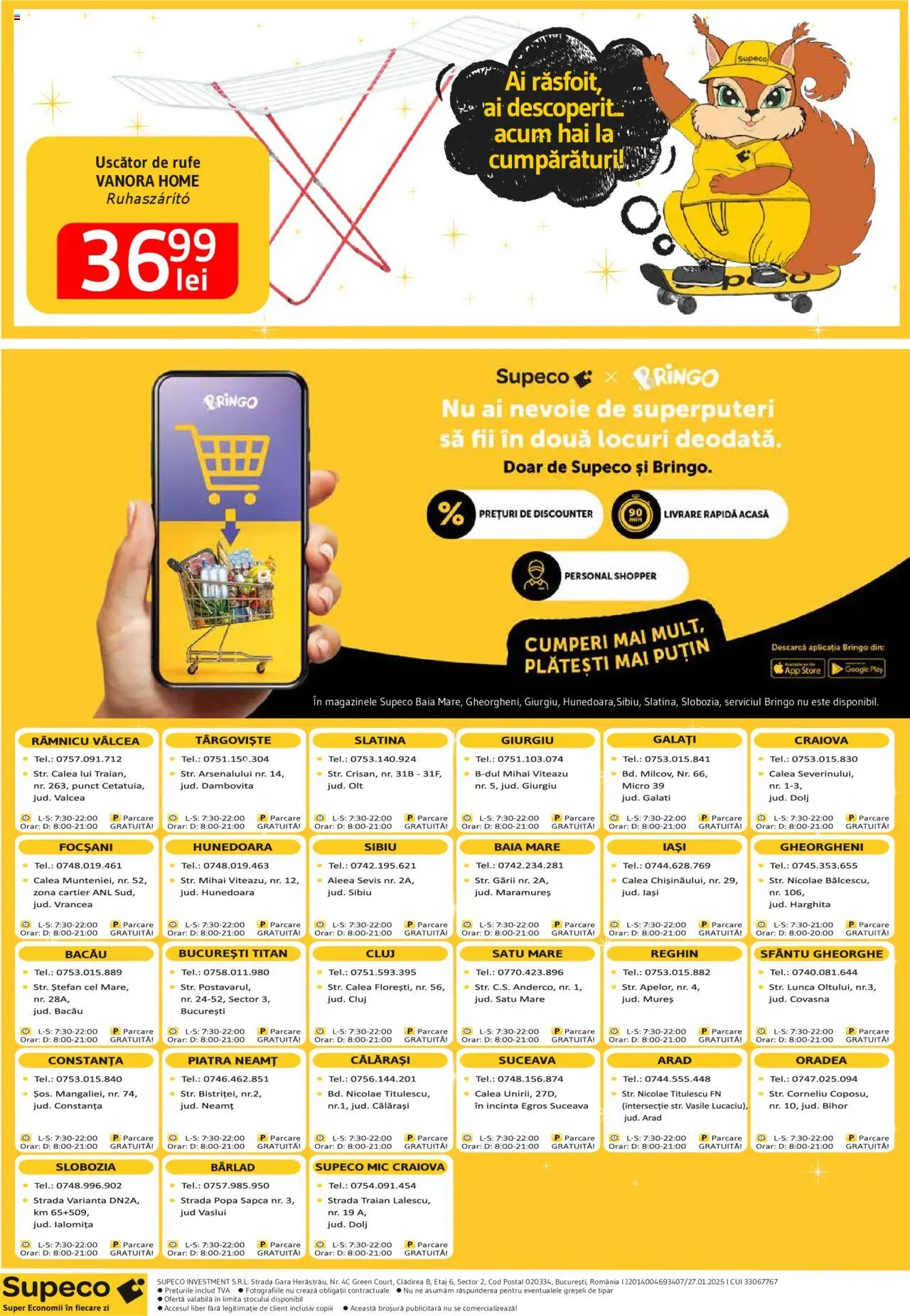 Catalog Supeco 20 Martie - 9 Aprilie 2025 | Pagina 20 | Produse: Șapcă, Uscător
