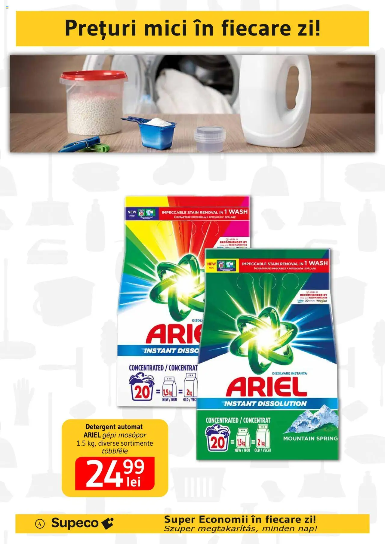 Catalog Supeco 20 Martie - 9 Aprilie 2025 | Pagina 4 | Produse: Kedi Ödül Oyuncakları, Mici, Detergent