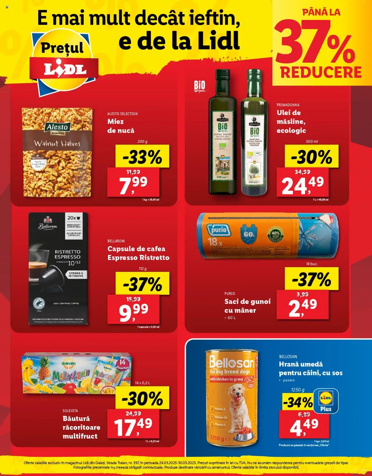 Catalog LIDL 24 - 30 Martie 2025 | Pagina 3 | Produse: Mâner, Ulei, Cafea, Sos