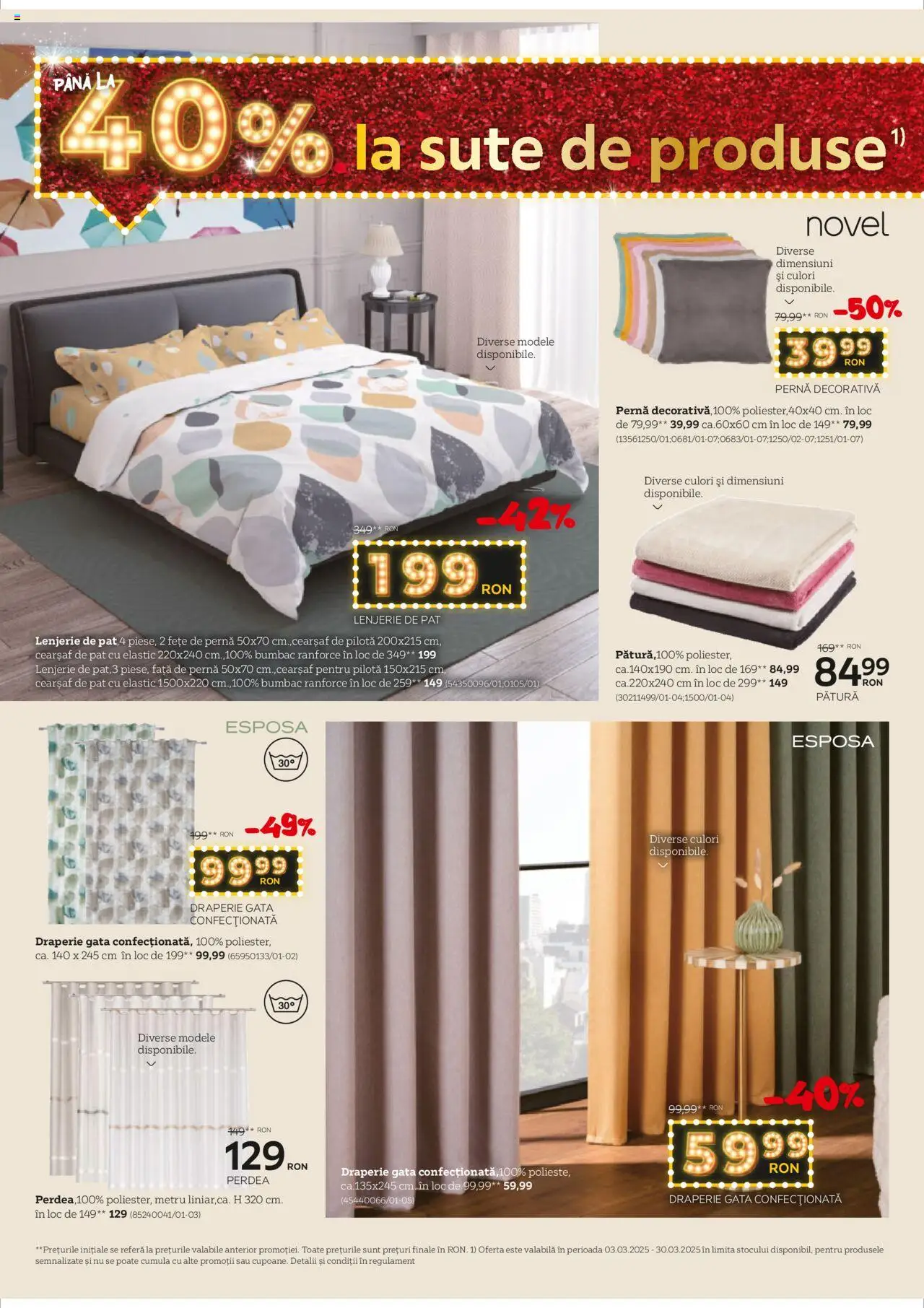 Catalog XXXLutz 17 - 30 Martie 2025 | Pagina 12 | Produse: Pernă, Pătură, Perdea, Față de pernă
