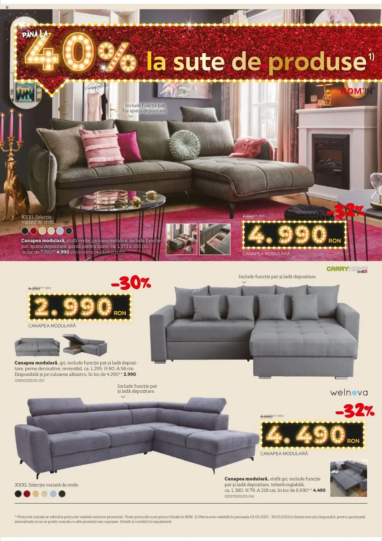 Catalog XXXLutz 17 - 30 Martie 2025 | Pagina 4 | Produse: Pat, Pernă, Canapea